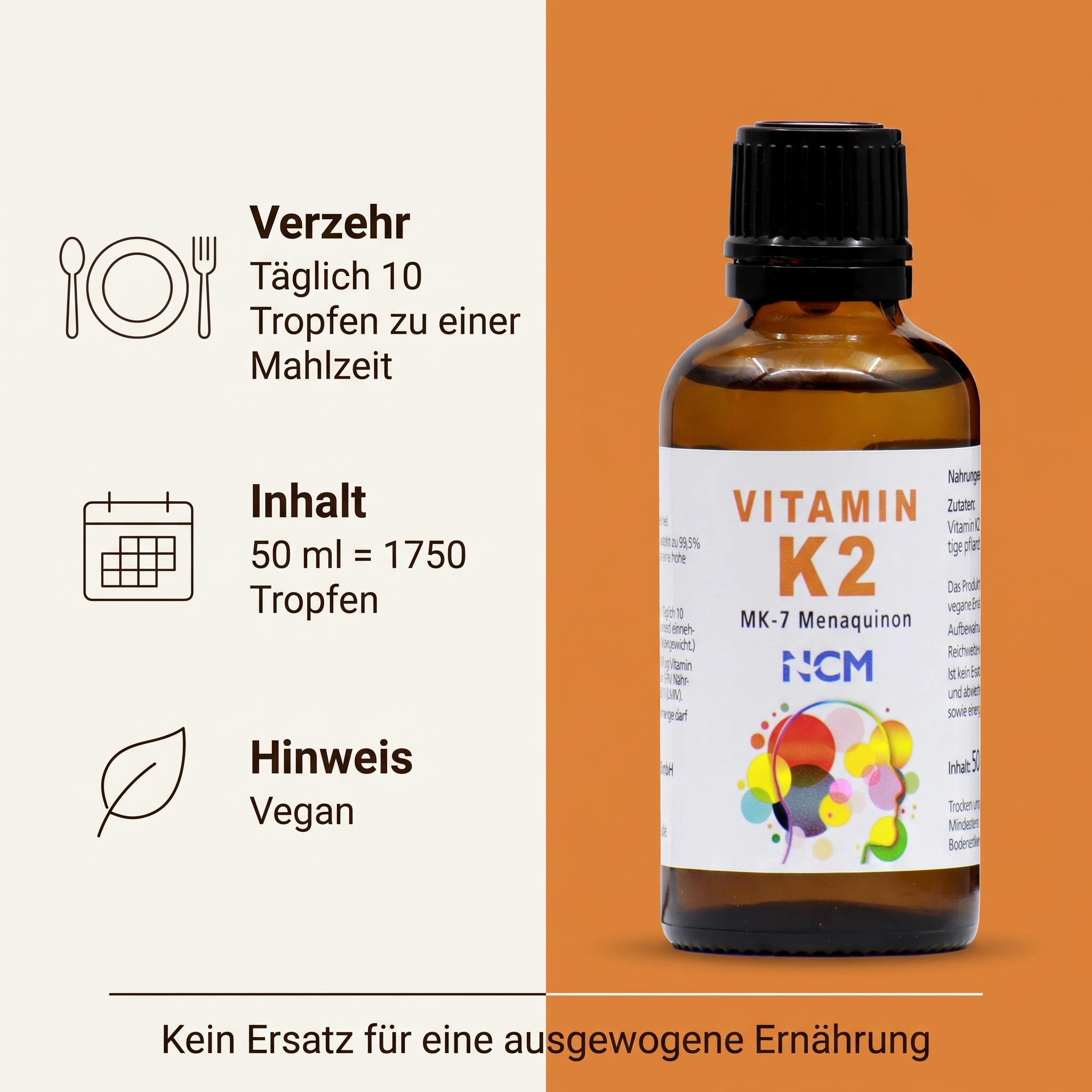 Vitamin K2 Menaquinon Tropfen