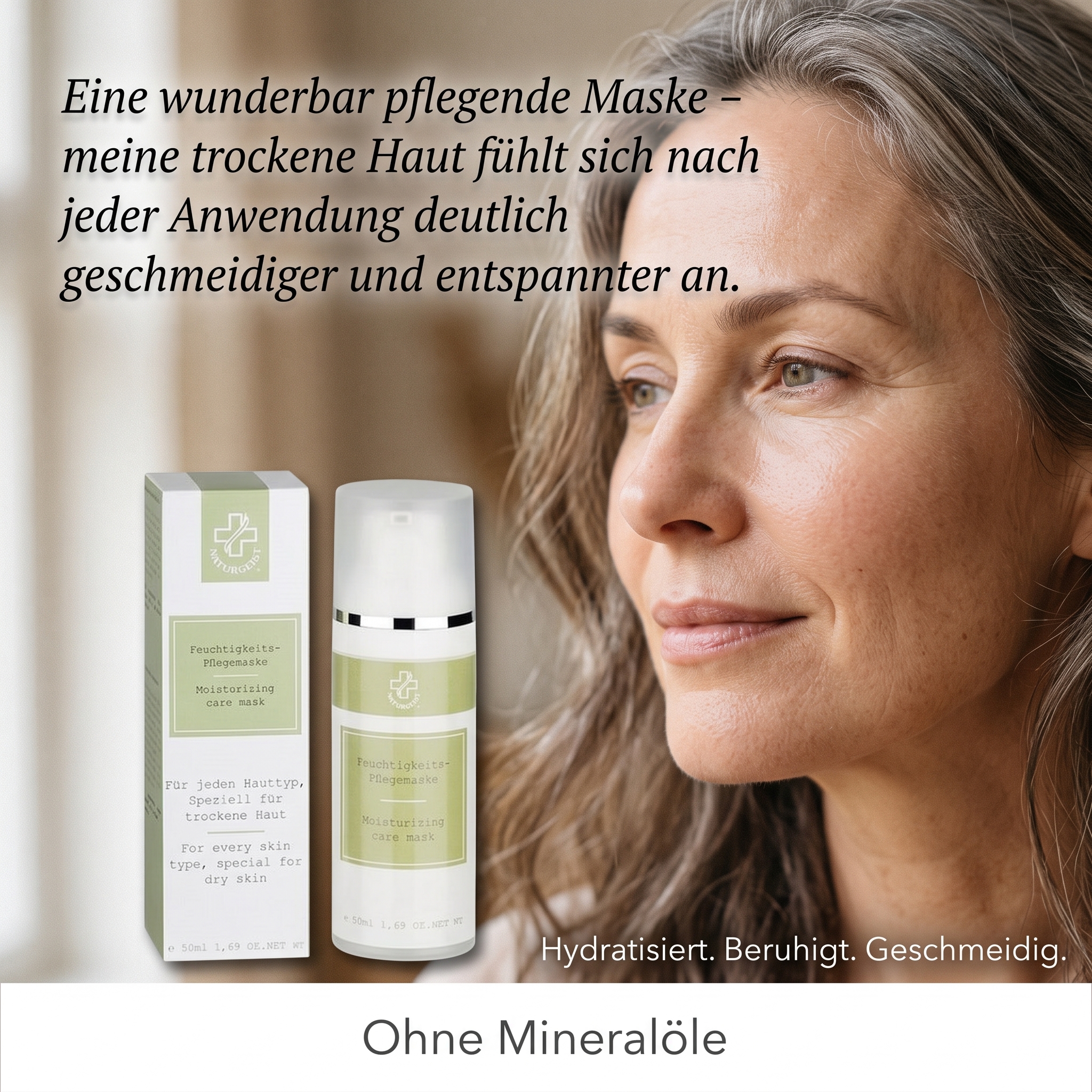 Feuchtigkeits-Pflegemaske Feuchtigkeits-Pflegemaske