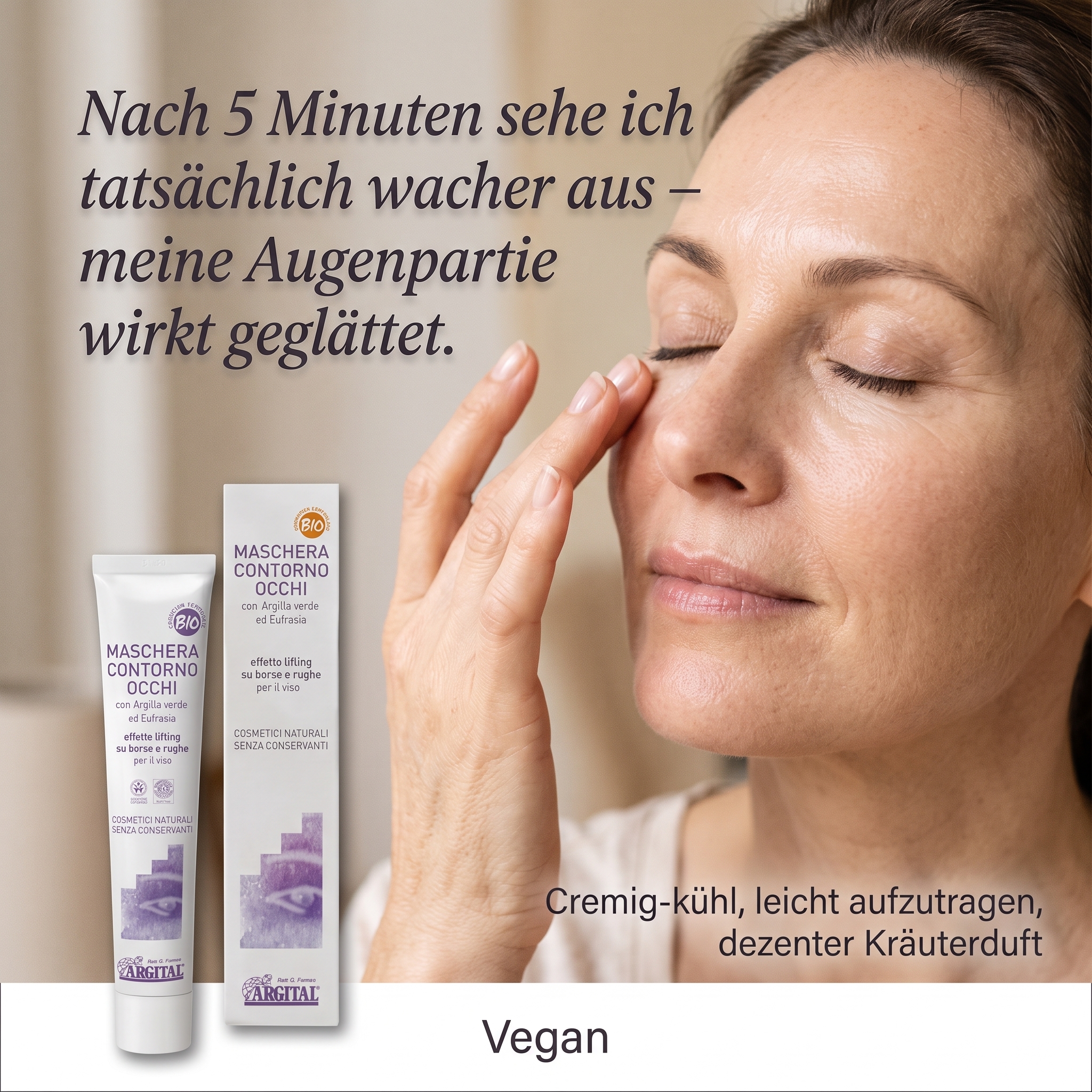 Augenkonturen Maske