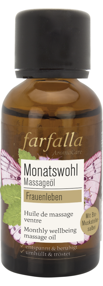 Frauenleben Muskatellersalbei Monatswohl Massageöl