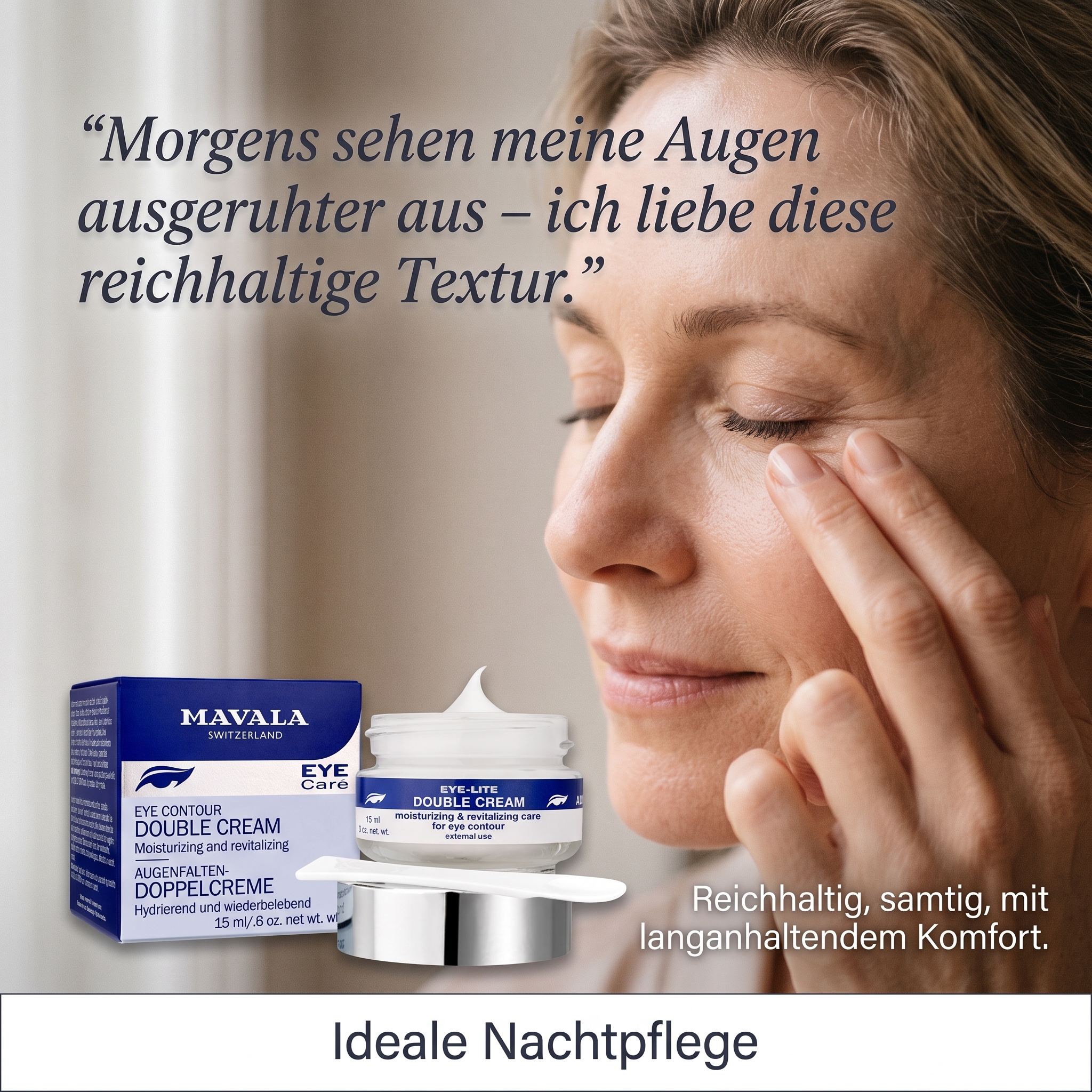Augenfalten-Doppelcreme Augenfalten-Doppelcreme