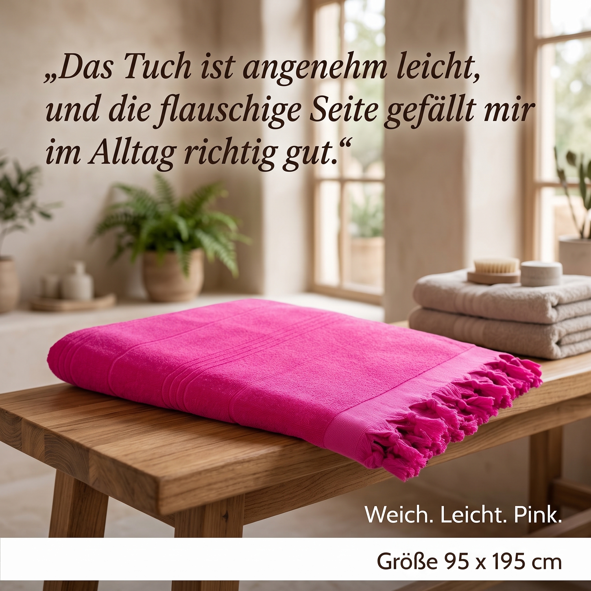 Pestemal Frottierhandtuch 90x190cm pink Pestemal Frottierhandtuch 90x190cm pink