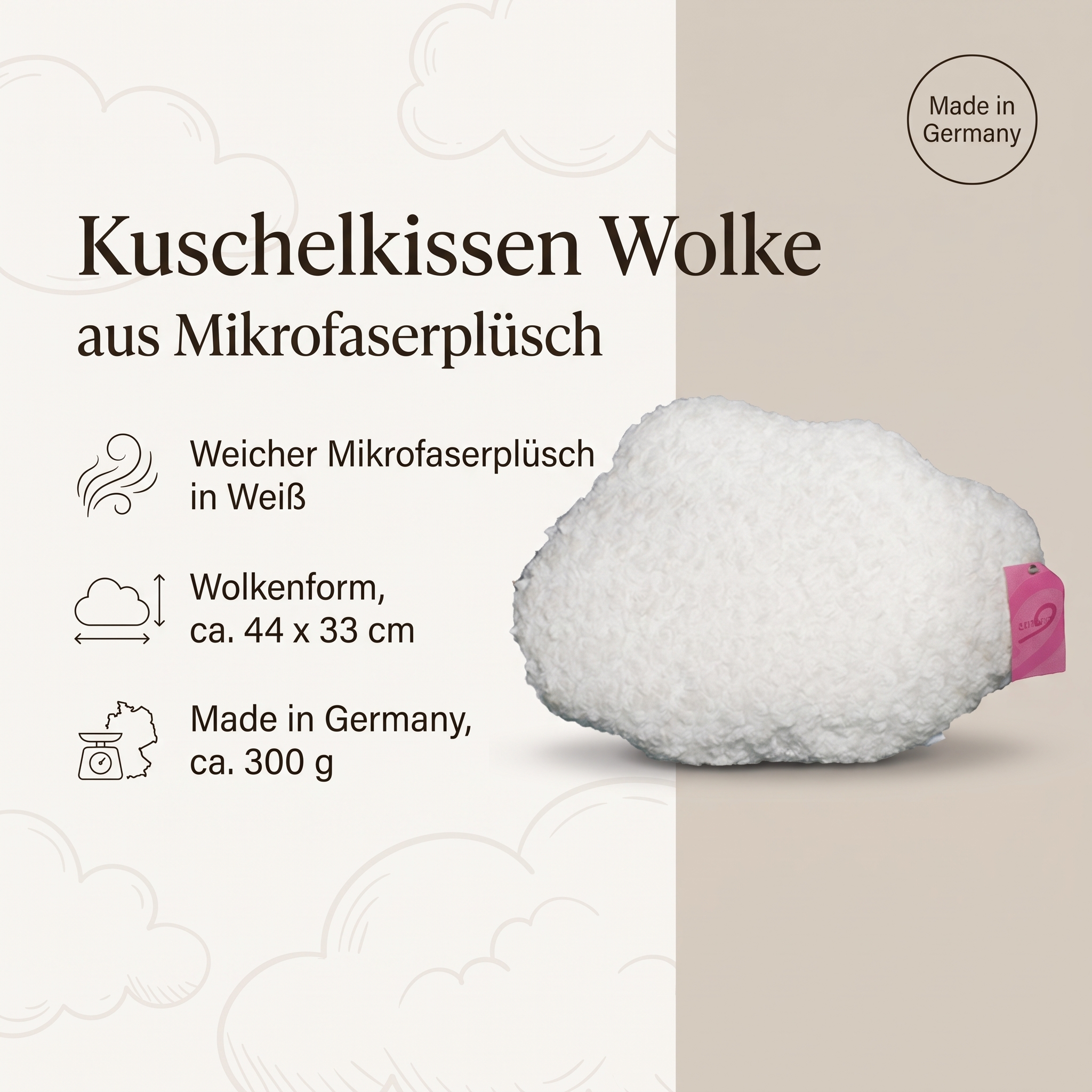 Wohlfühlkissen Wolke 