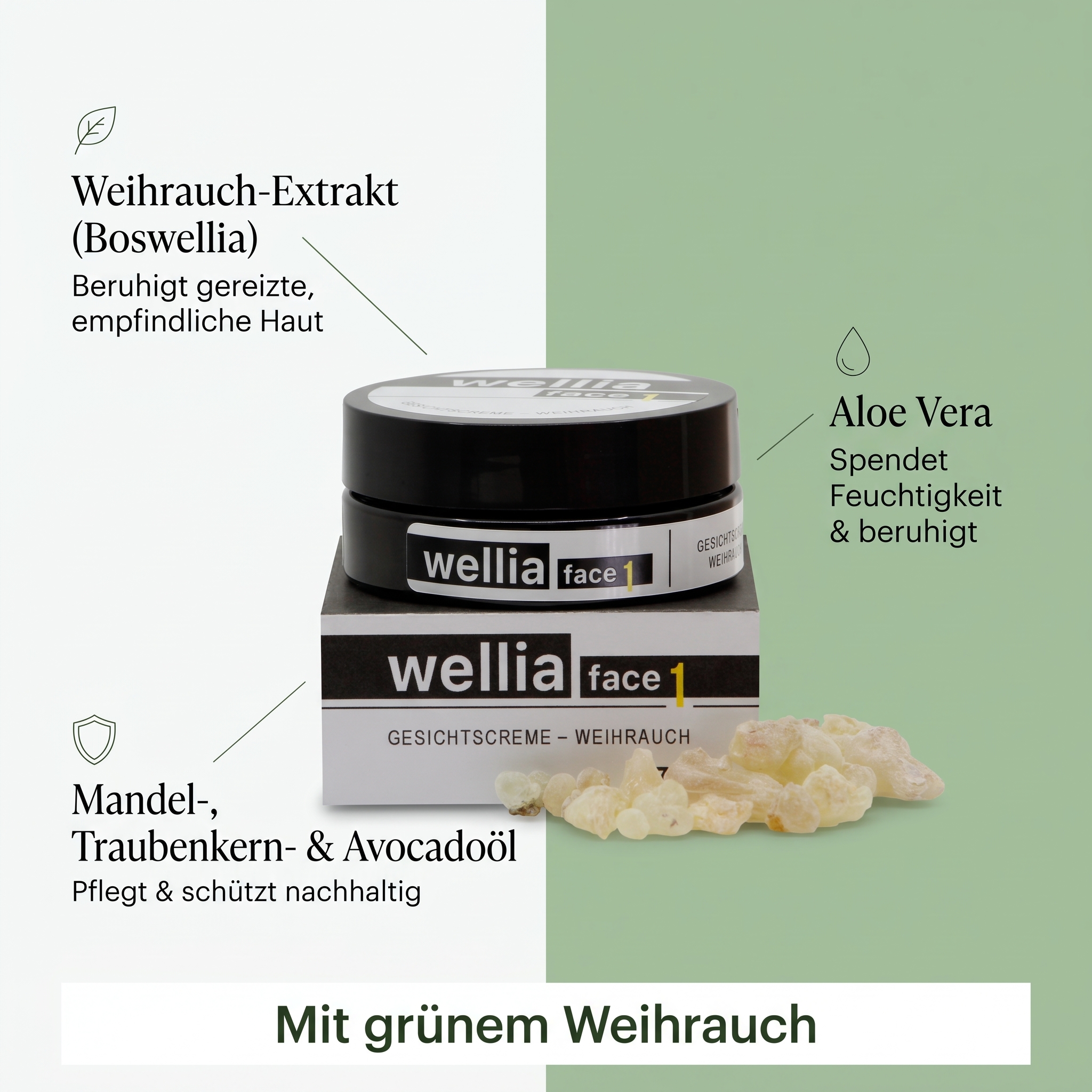 Gesichtscreme 1 - Weihrauch 24h Gesichtscreme 1 - Weihrauch 24h