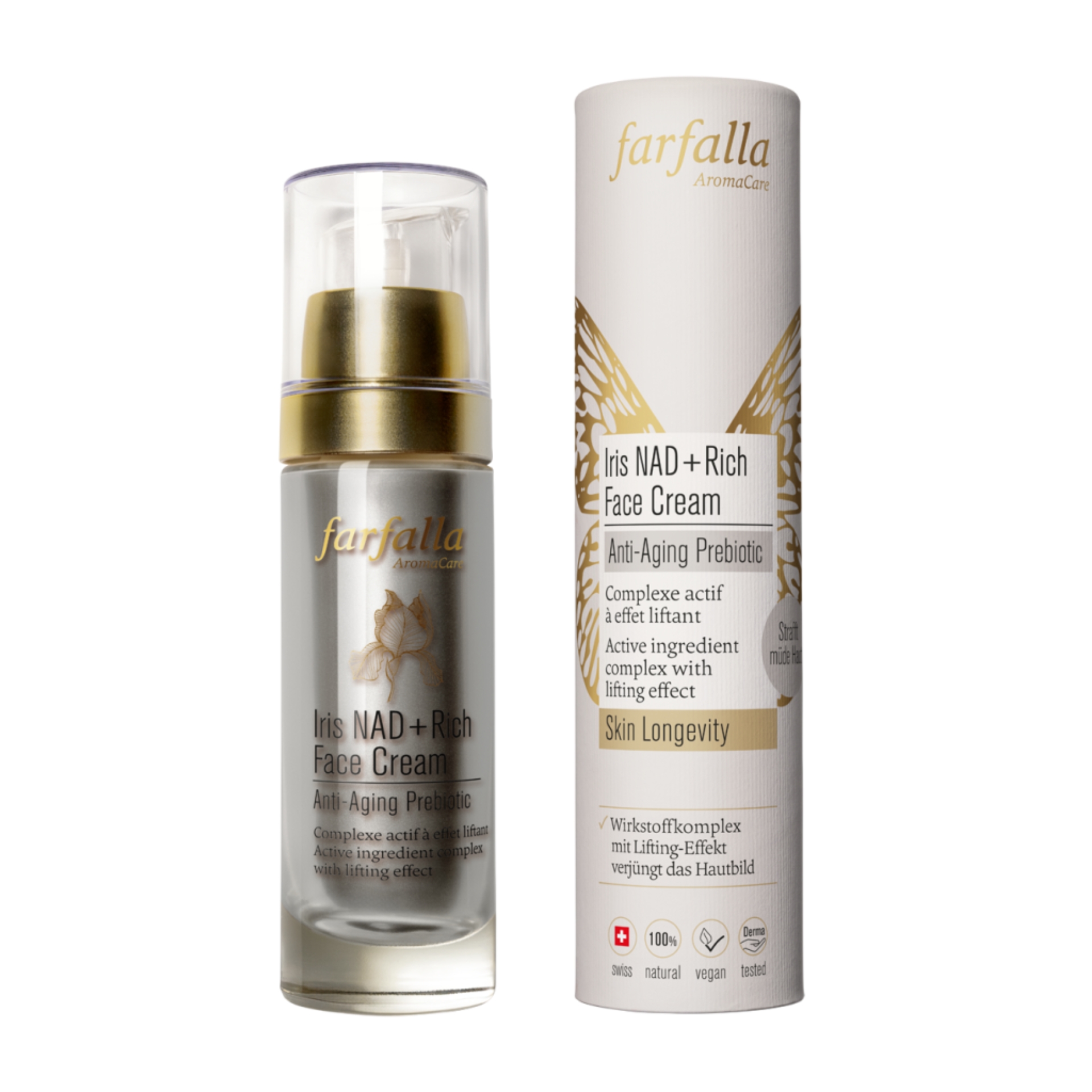 Iris NAD+ Rich Face Cream Anti-Aging Prebiotic