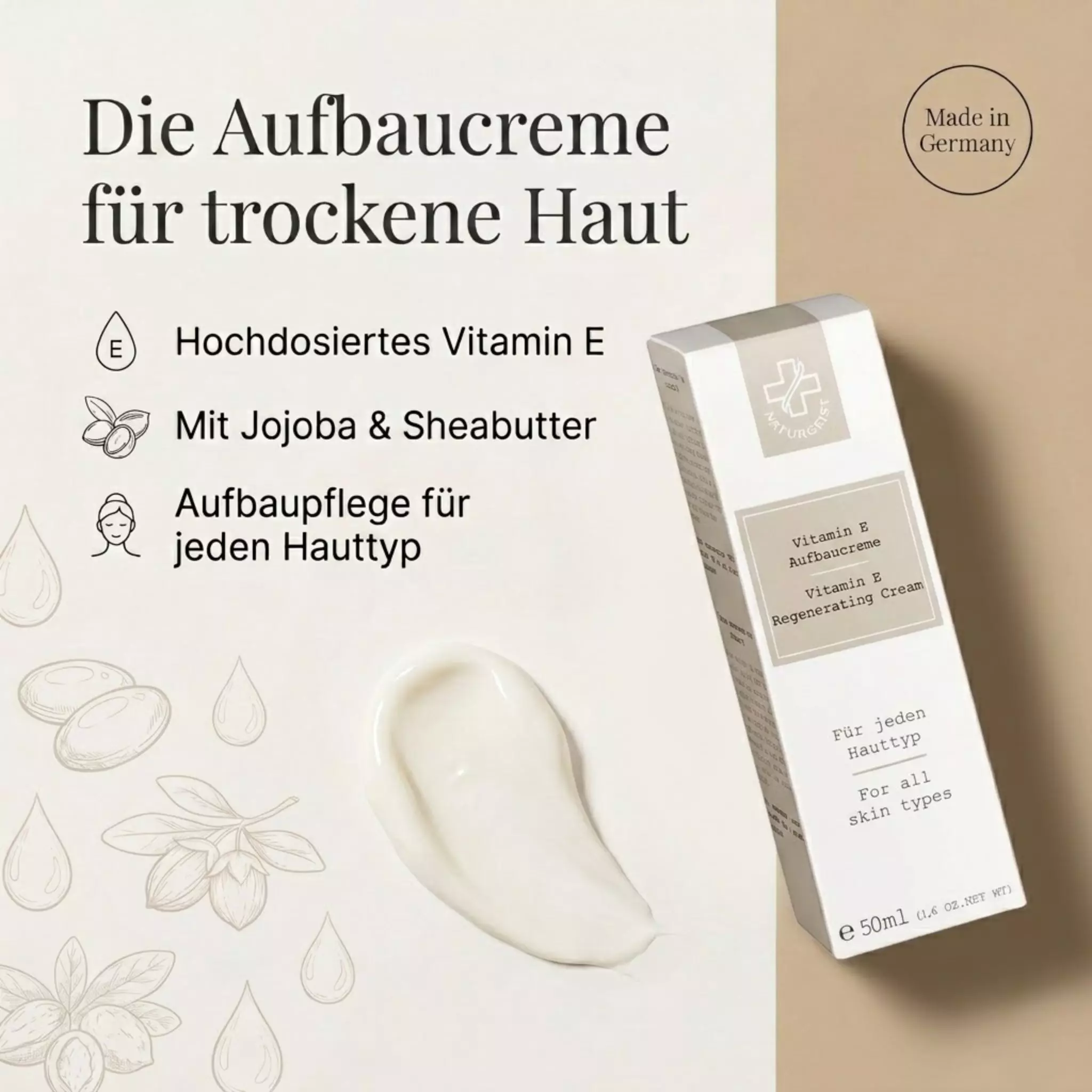 Vitamin-E-Aufbaucreme