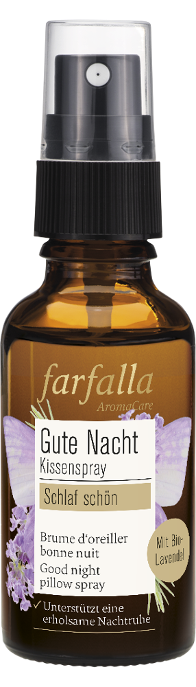 Gute Nacht Kissenspray Schlaf schön Lavendel