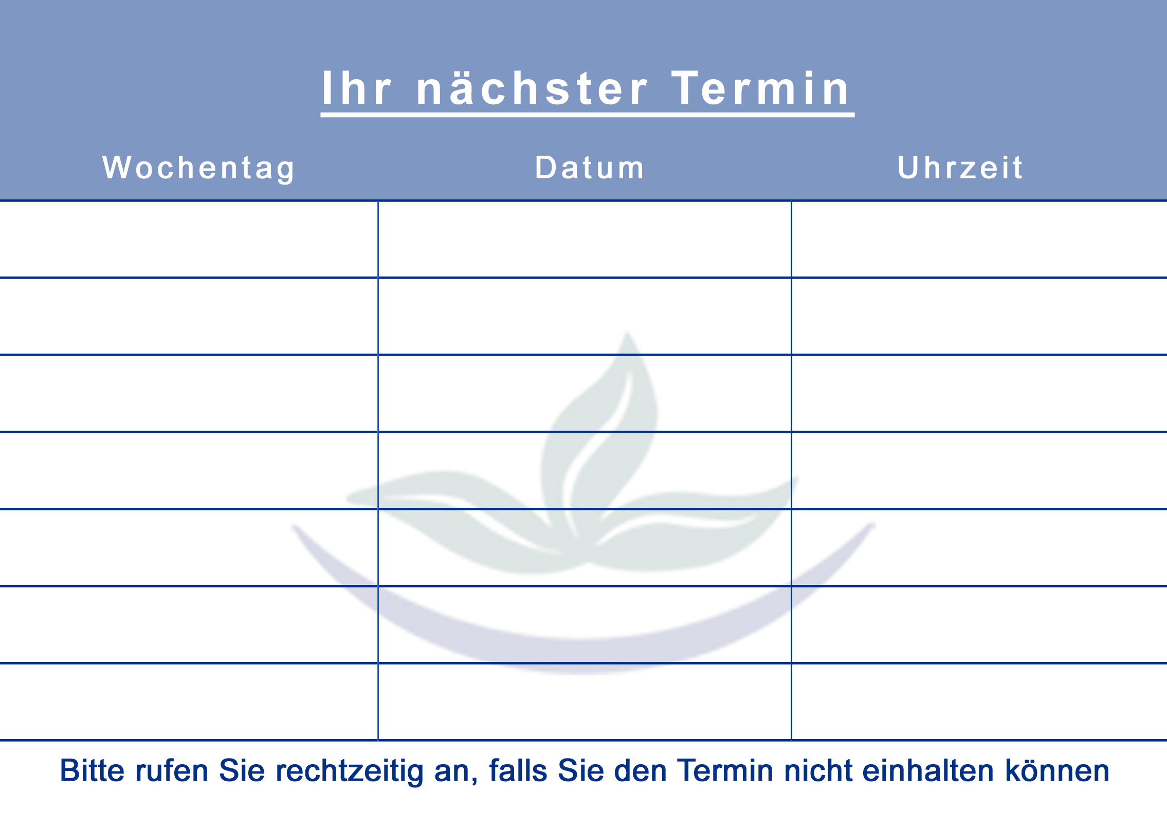 Terminkarten 