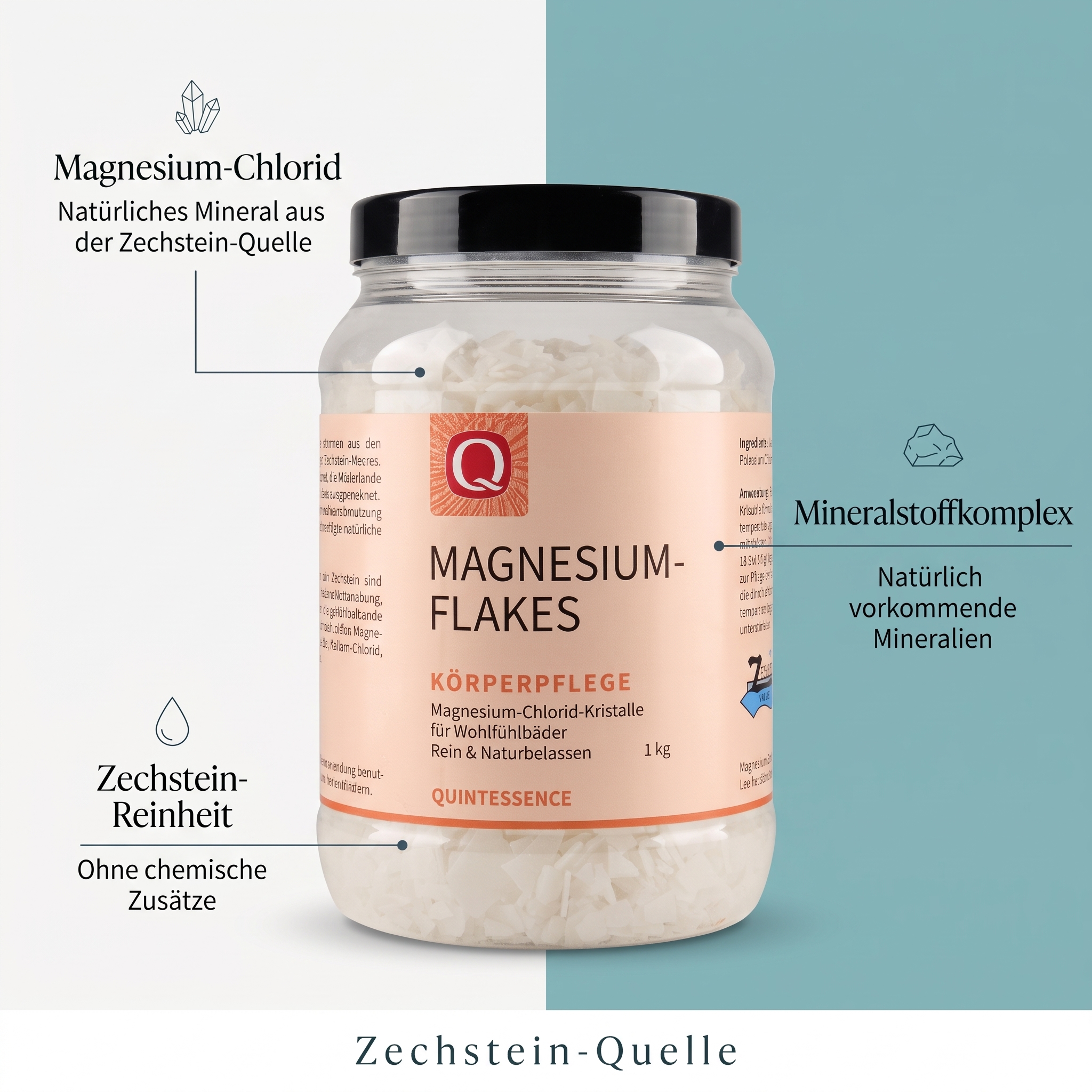 Magnesium-Flakes Wohlfühlbad 