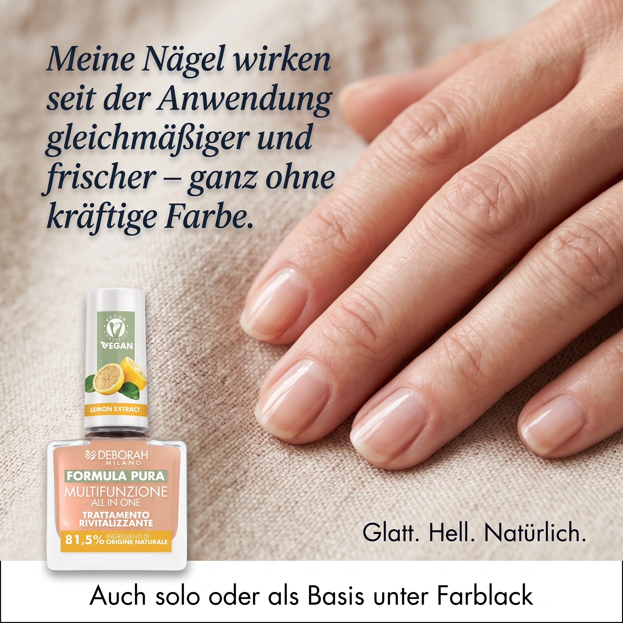 Vegan Unter- & Überlack ALL IN ONE Vegan Unter- & Überlack ALL IN ONE