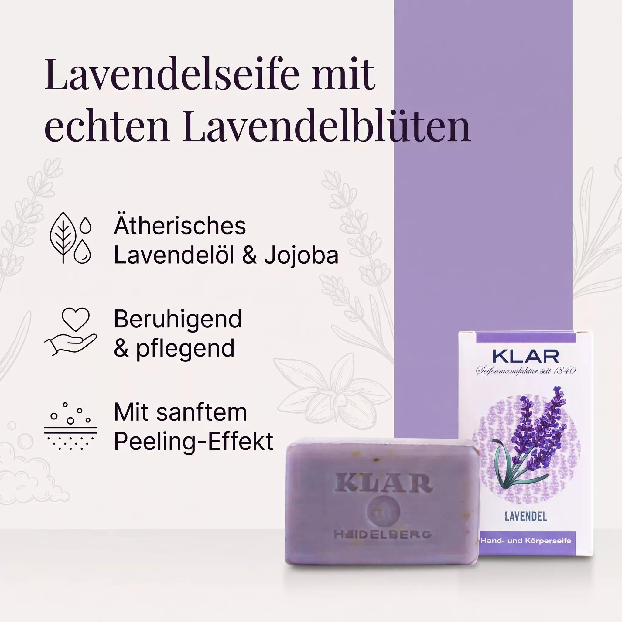 Klar´s Lavendelseife Klar´s Lavendelseife