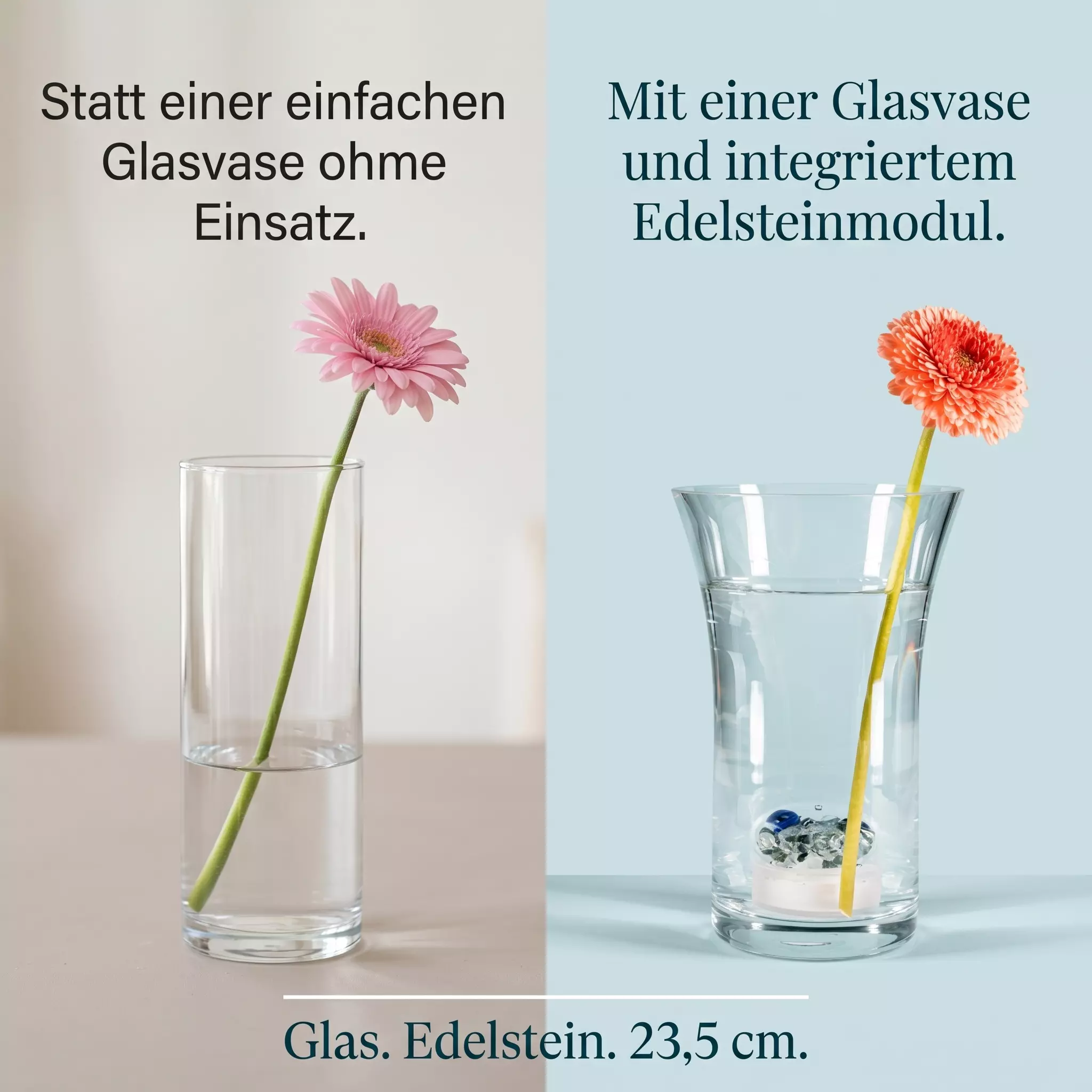Flora - Vase ⌀ 15cm / 23,5cm hoch