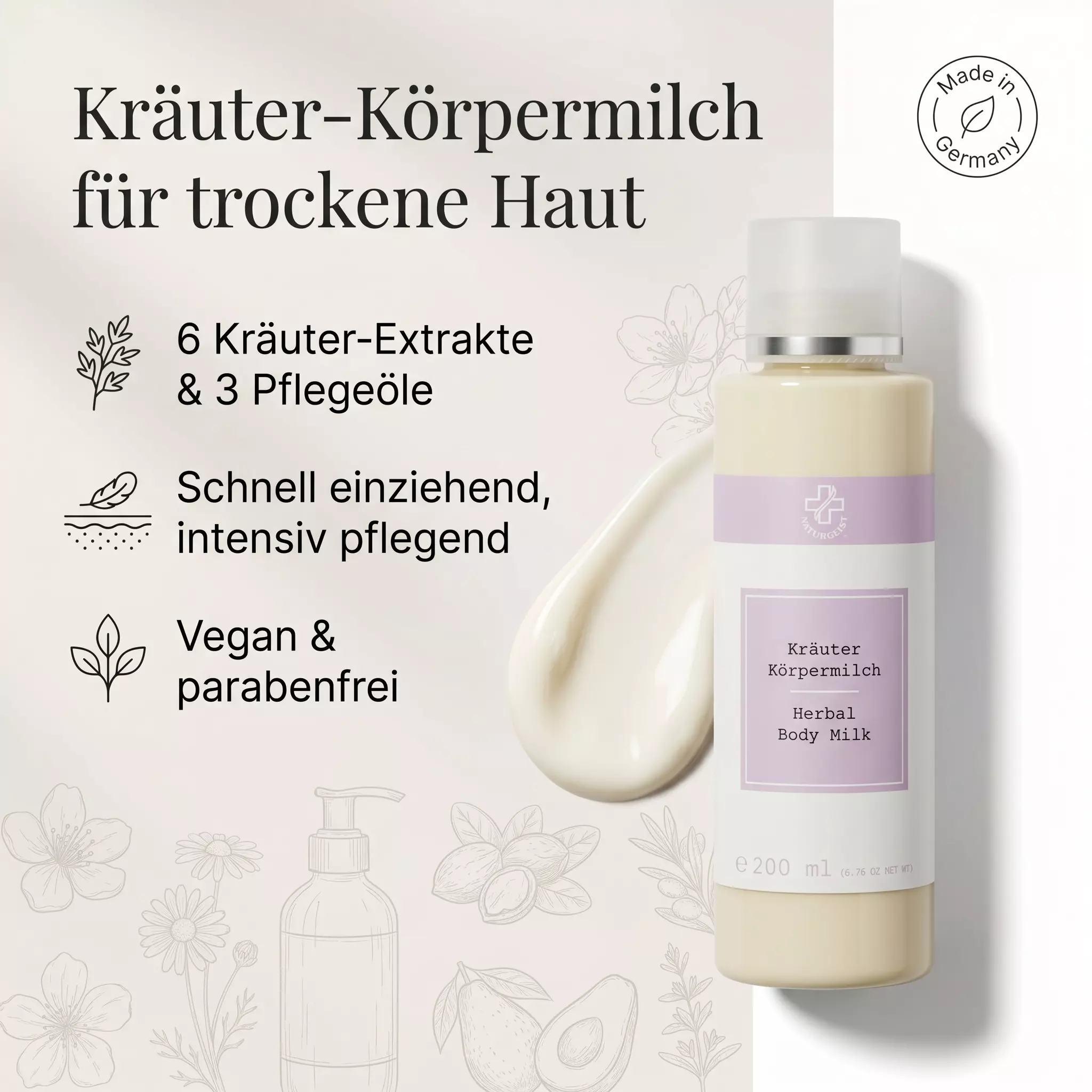 Kräuter-Körpermilch Kräuter-Körpermilch