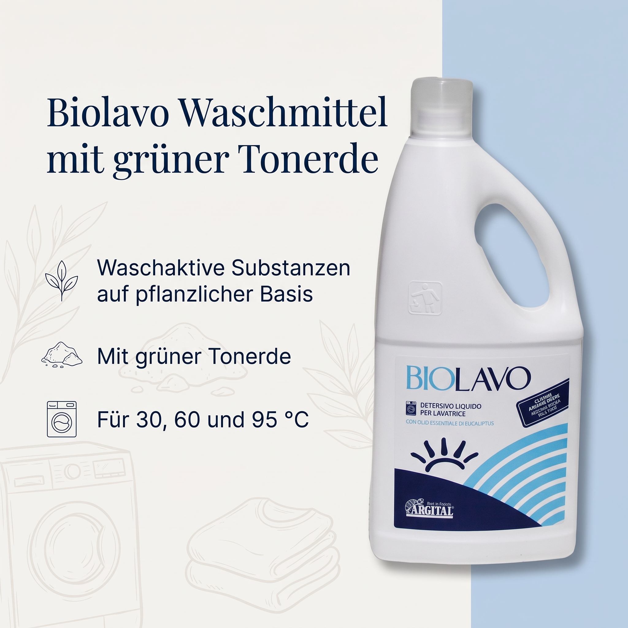 Biolavo Lavatrice Waschmittel Biolavo Lavatrice Waschmittel