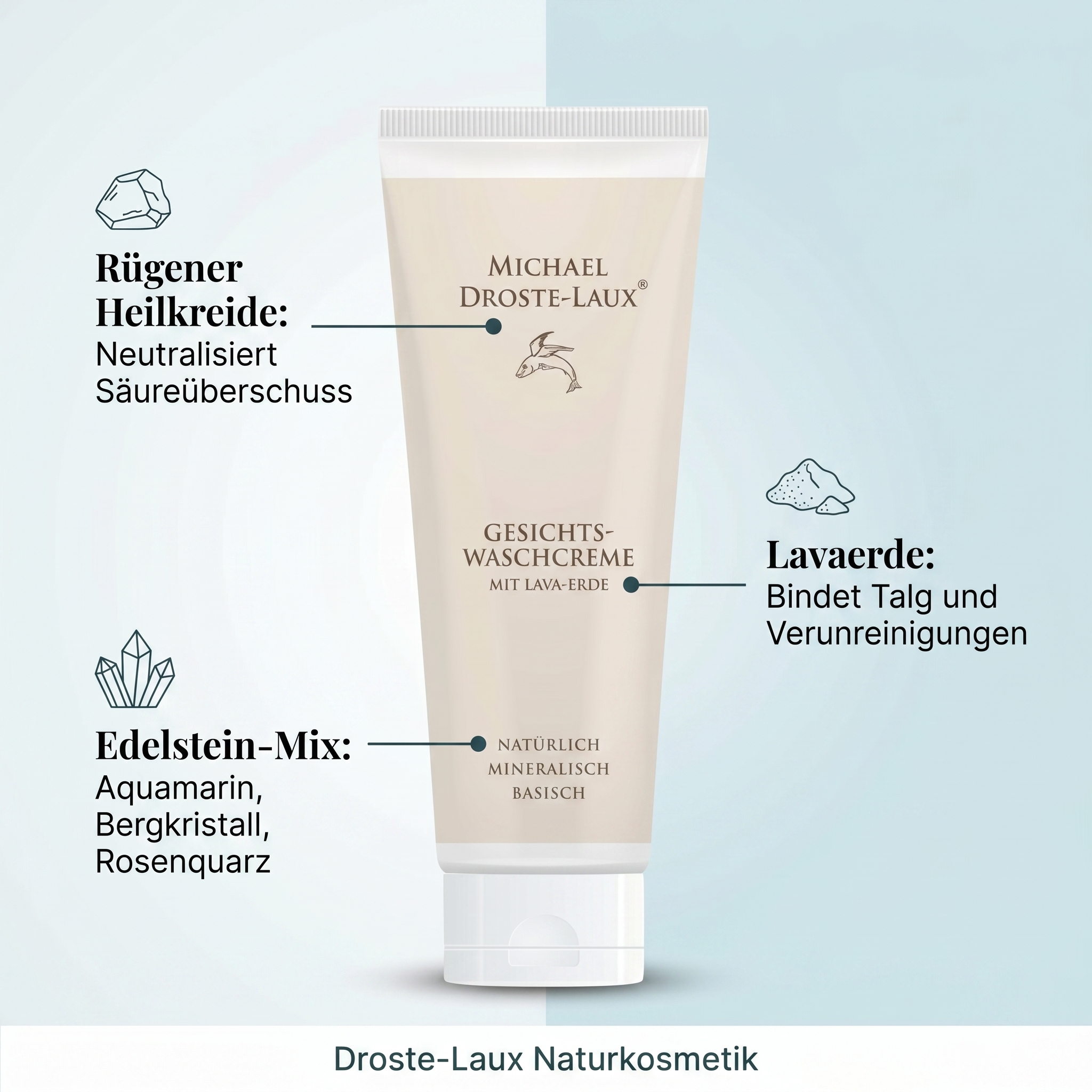 Basische Gesichts-Waschcreme 