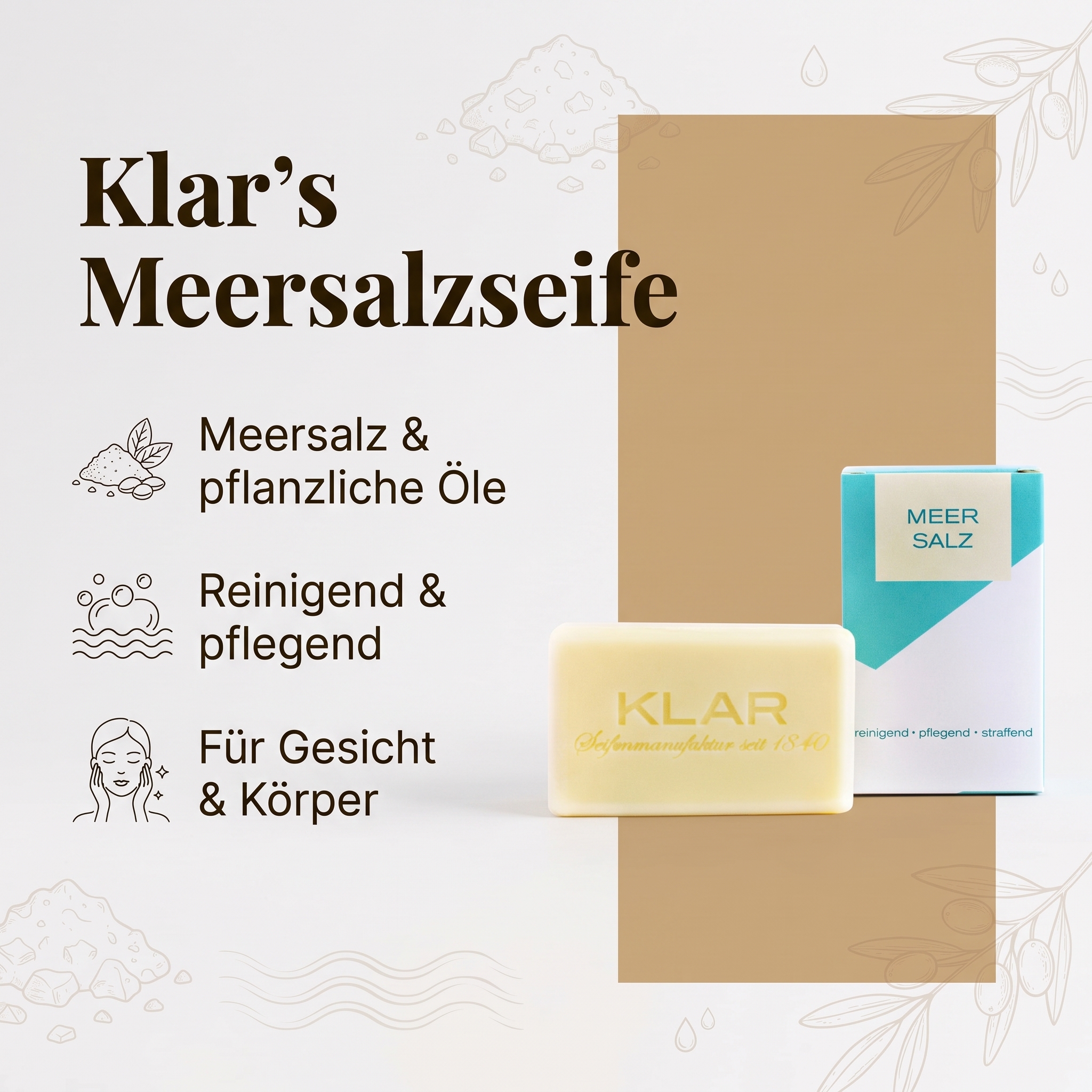 Klar´s Meersalzseife Klar´s Meersalzseife