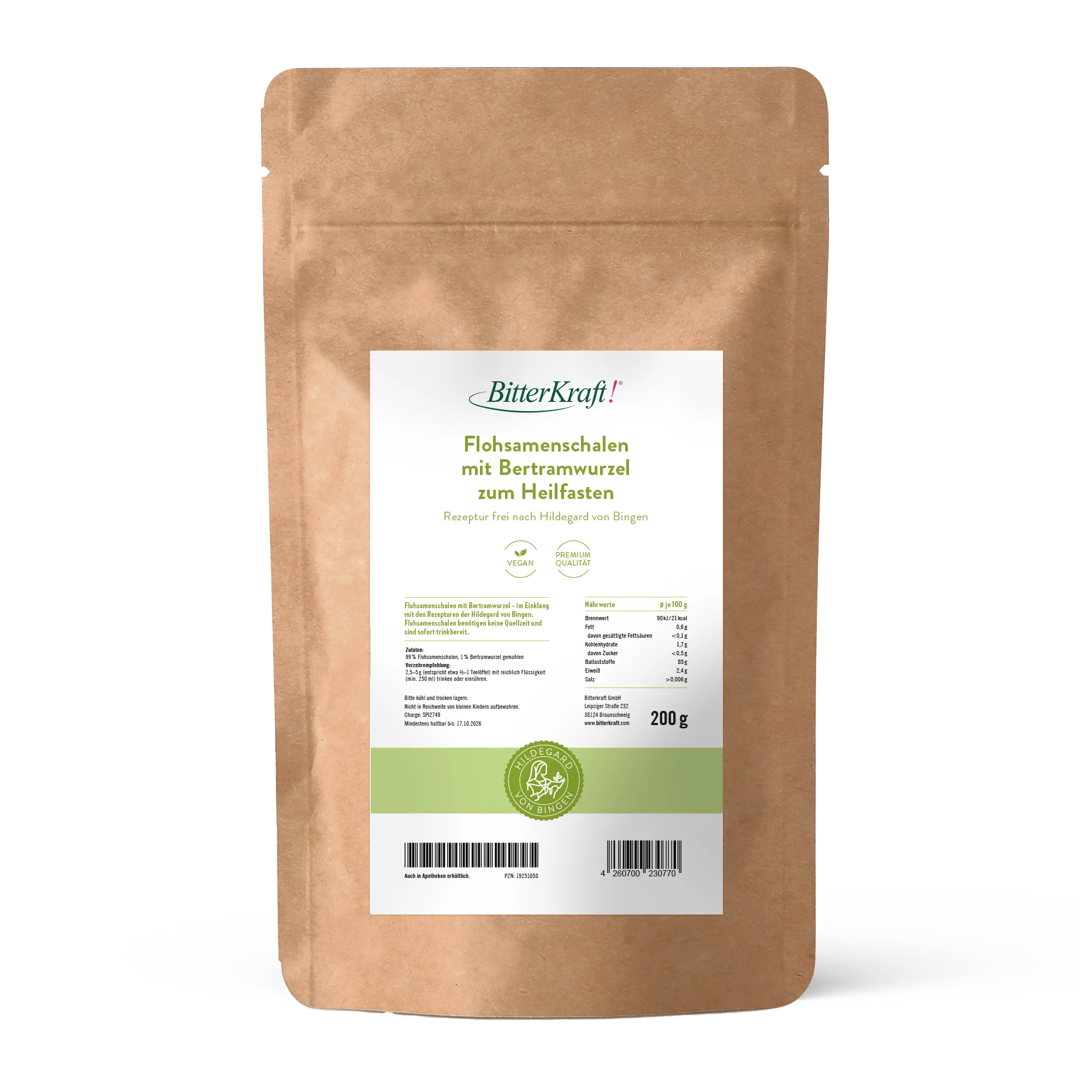 Flohsamenschalen mit Bertram 