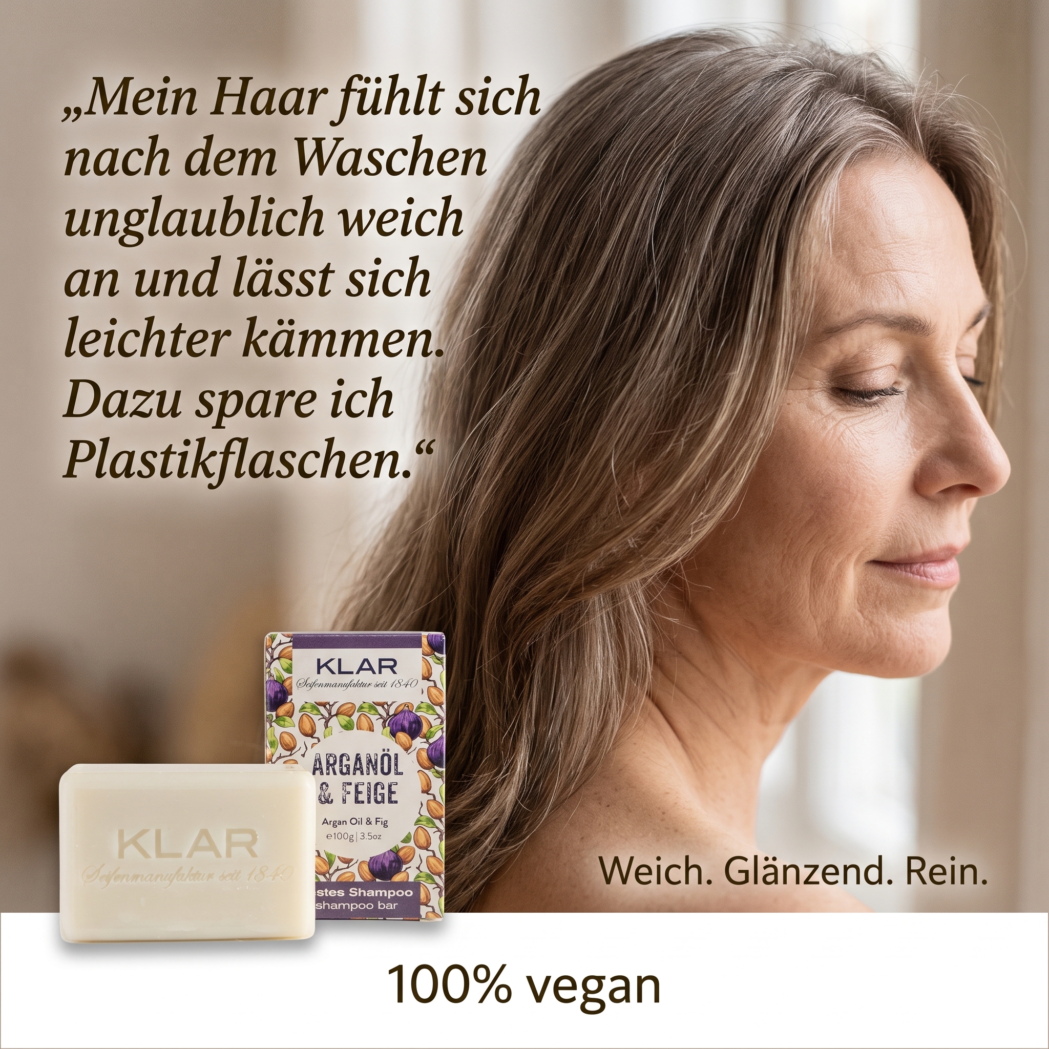 Klar´s festes Shampoo Argan & Feige Klar´s festes Shampoo Argan & Feige
