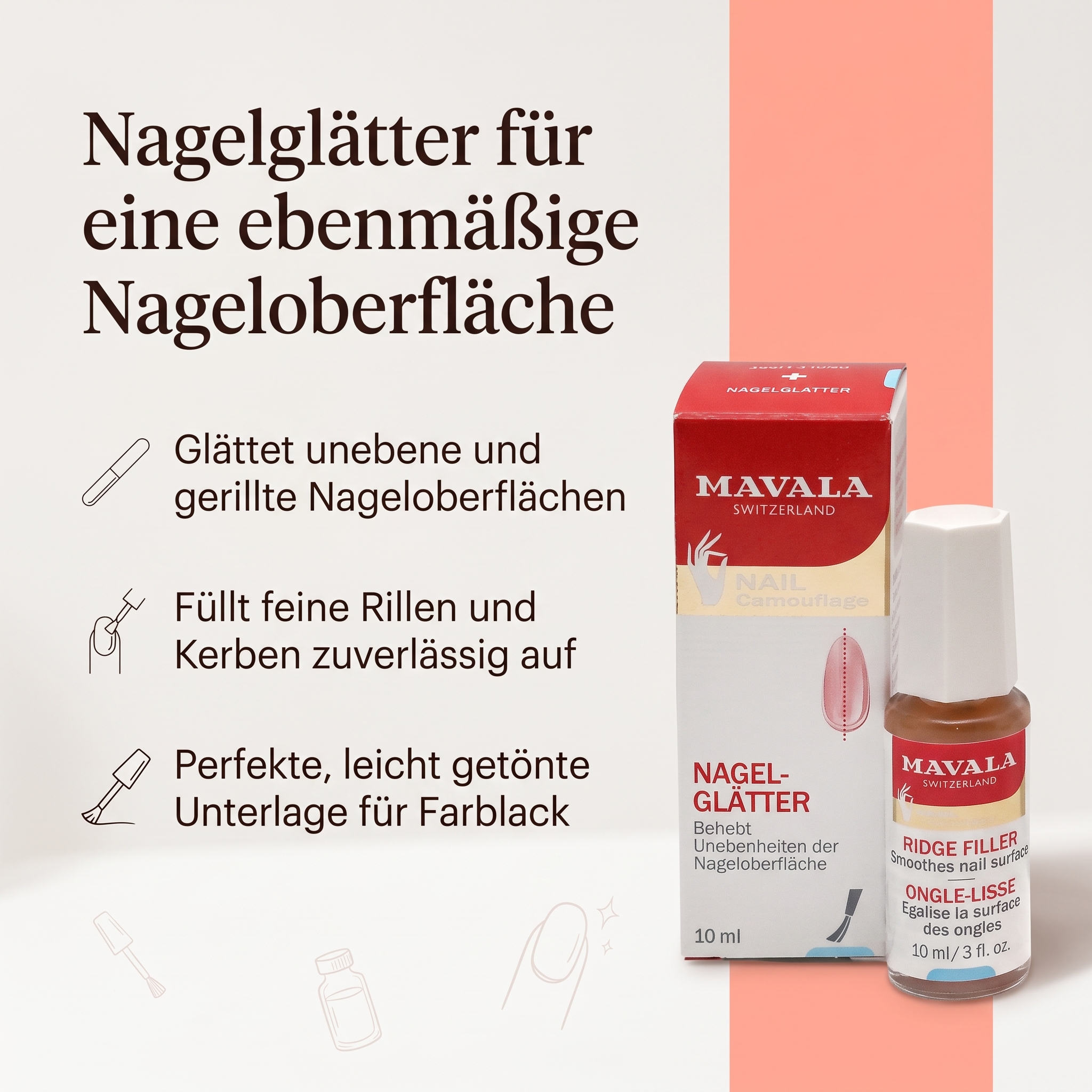 Nagelglätter Ridge Filler Nagelglätter Ridge Filler