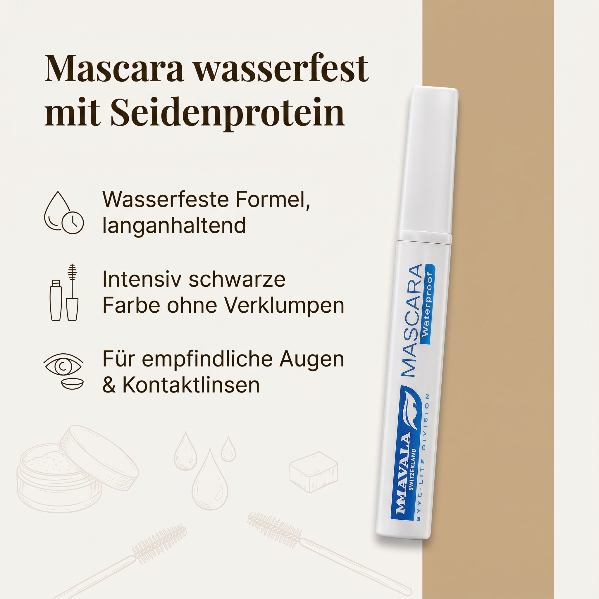 Mascara Schwarz/Noir wasserfest Mascara Schwarz/Noir wasserfest