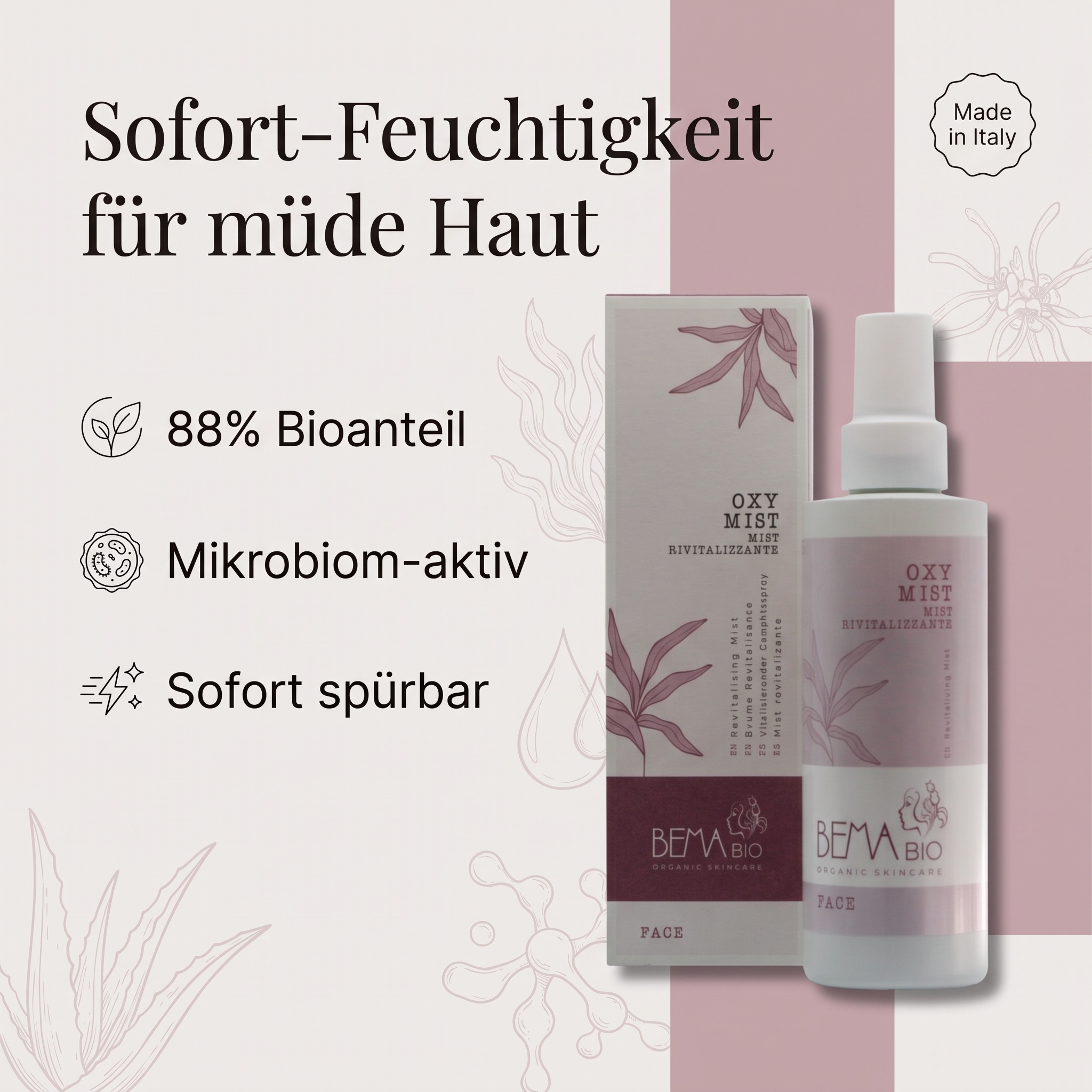 Oxy Mist/Vitalisierendes Gesichtsspray Oxy Mist/Vitalisierendes Gesichtsspray