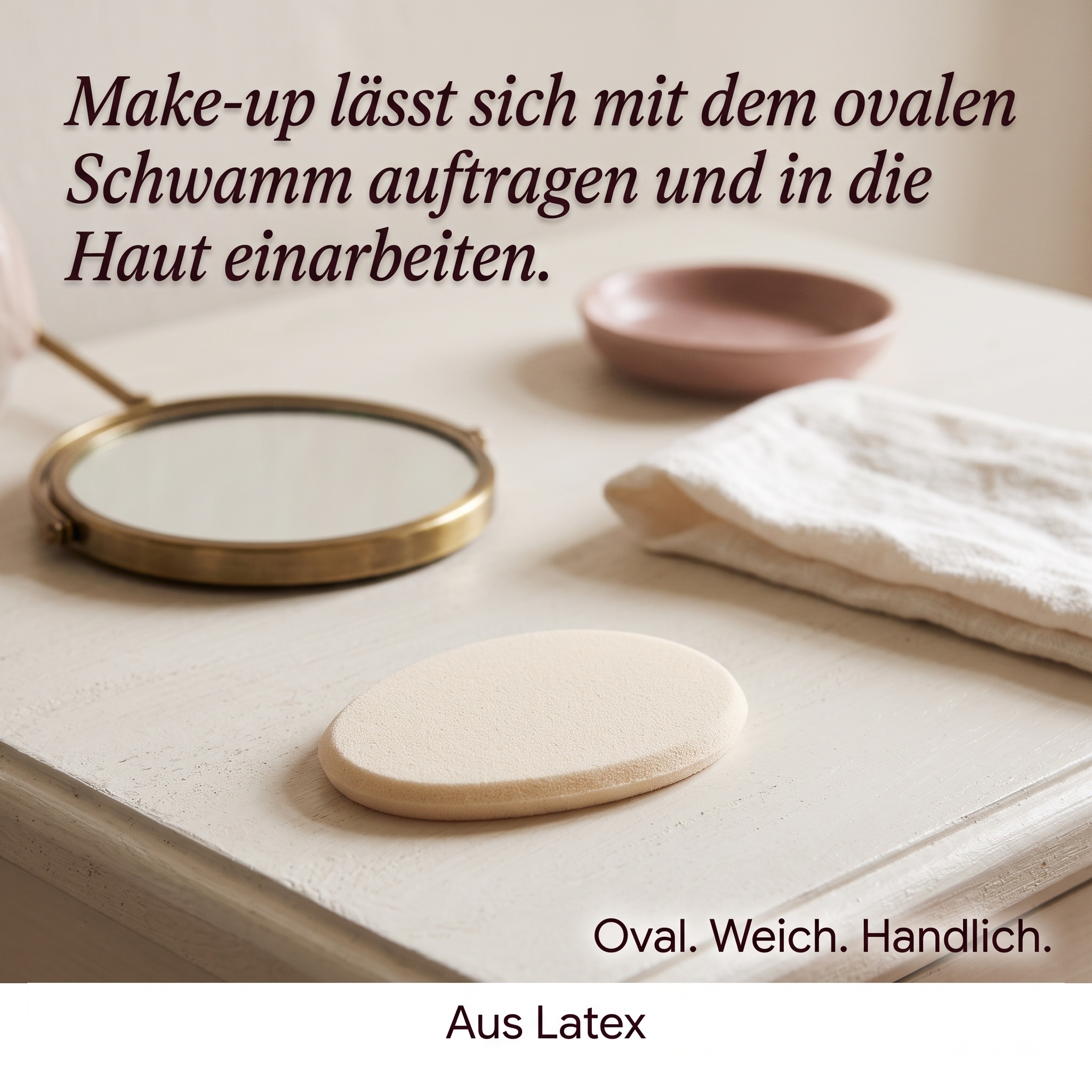 Latex-Schminkschwamm oval Latex-Schminkschwamm oval