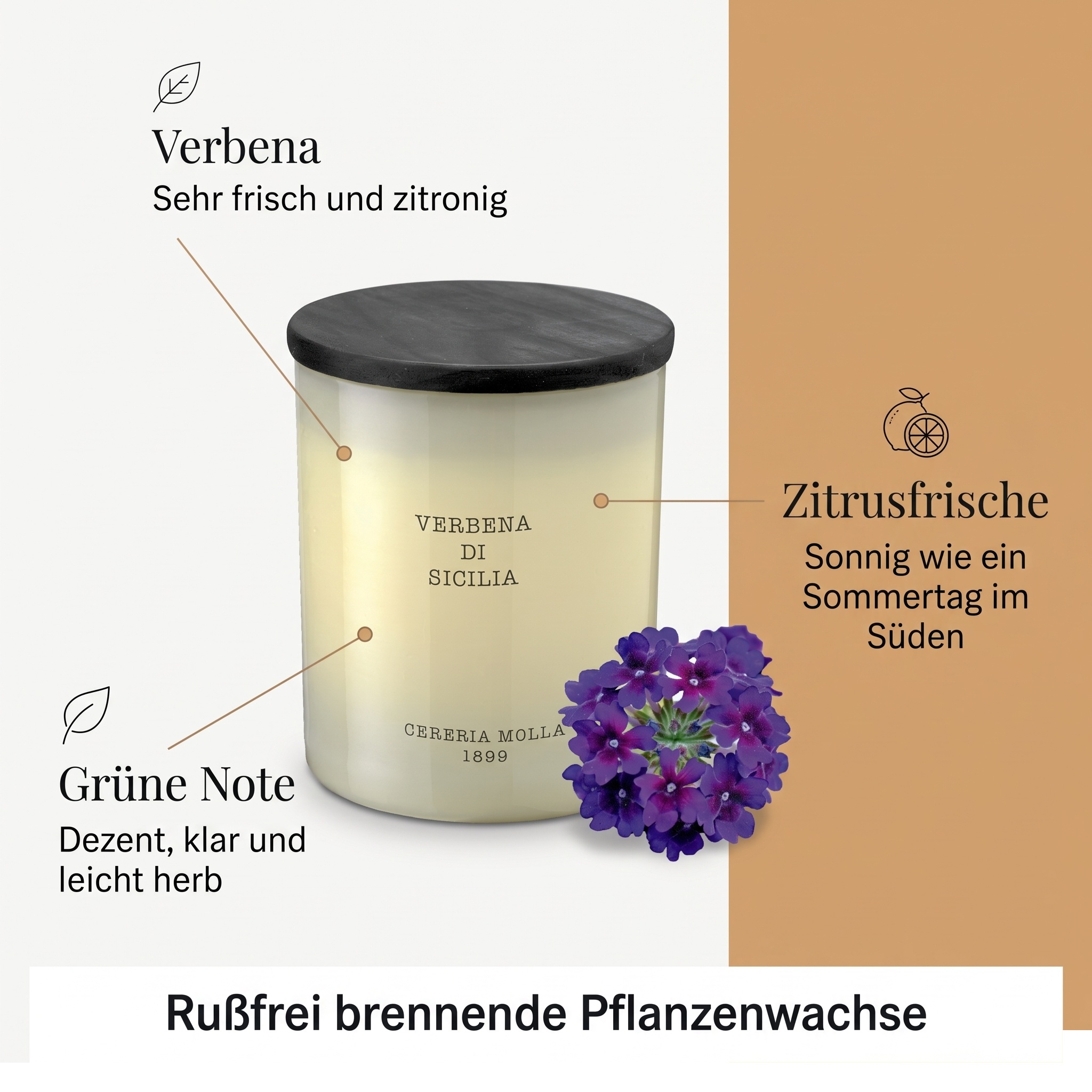 Duftkerze Verbena di Sicilia 