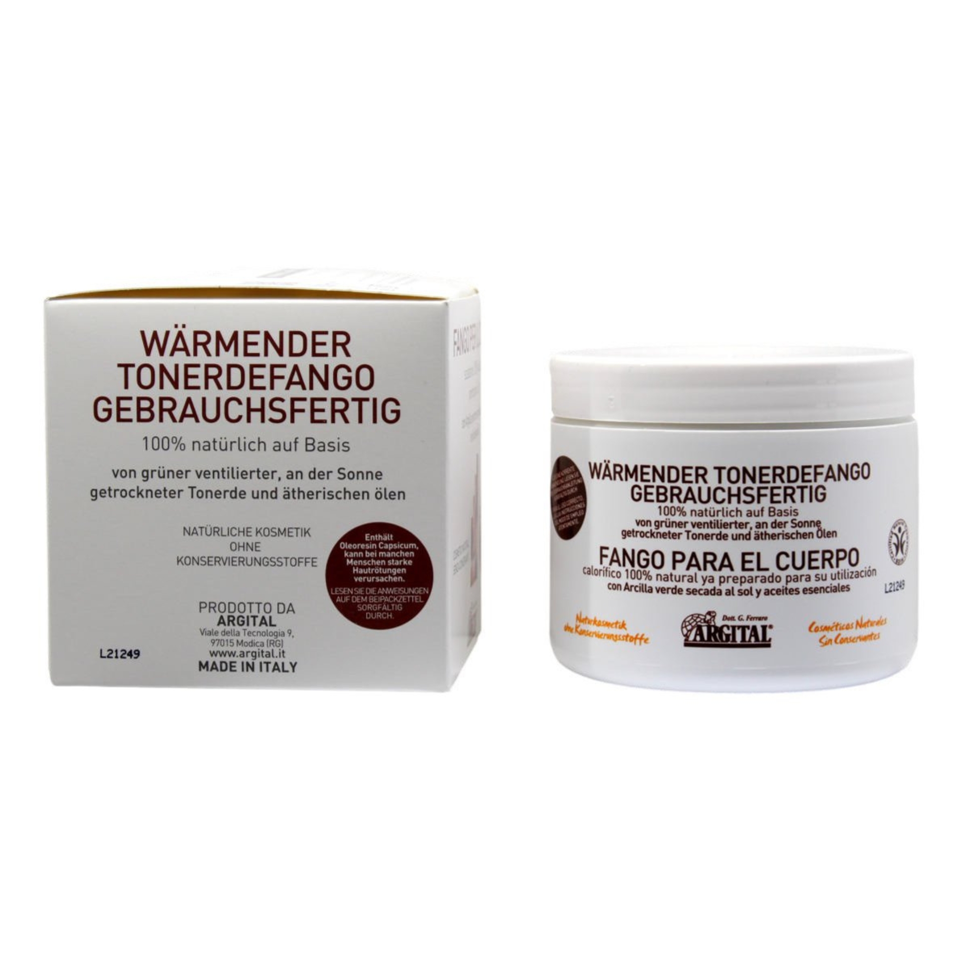 Wärmender Tonerdefango (Fangoschlamm)