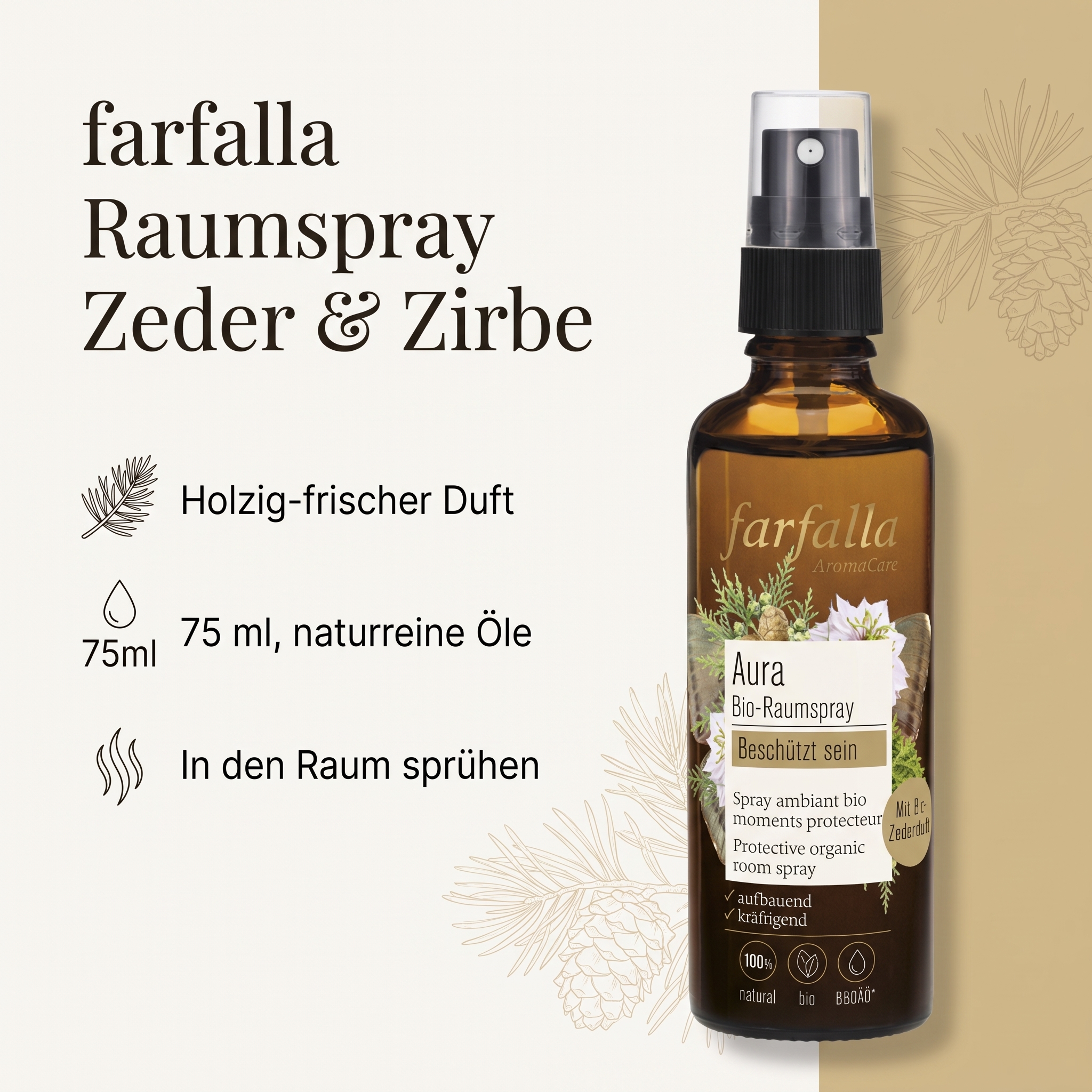 Beschützt sein Aura Bio-Raumspray Beschützt sein Aura Bio-Raumspray