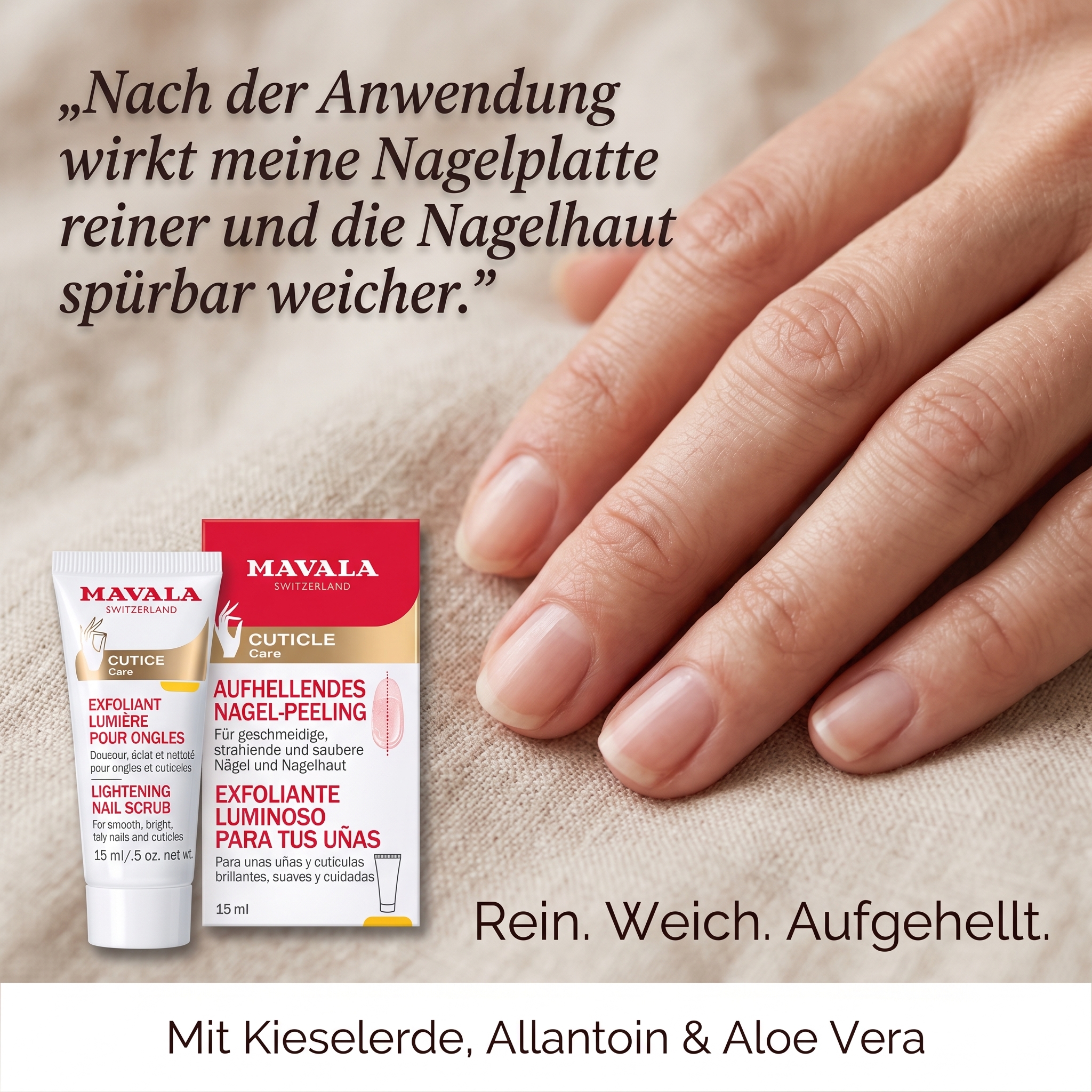 Aufhellende Nagel Peeling-Maske Aufhellende Nagel Peeling-Maske