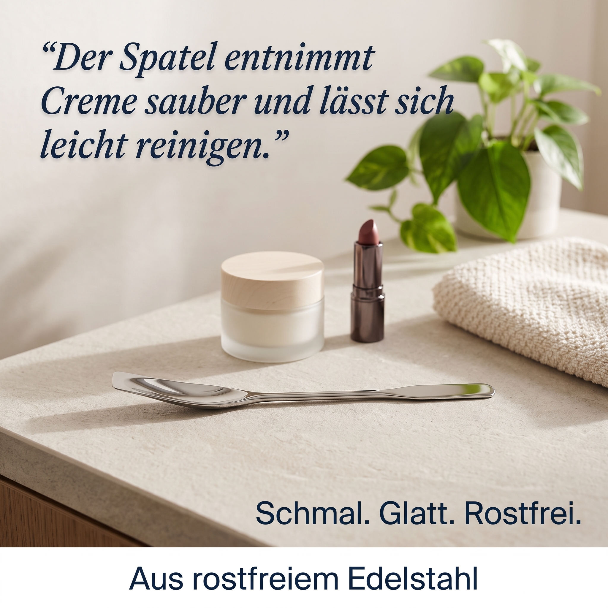 Spatel aus Edelstahl Spatel aus Edelstahl