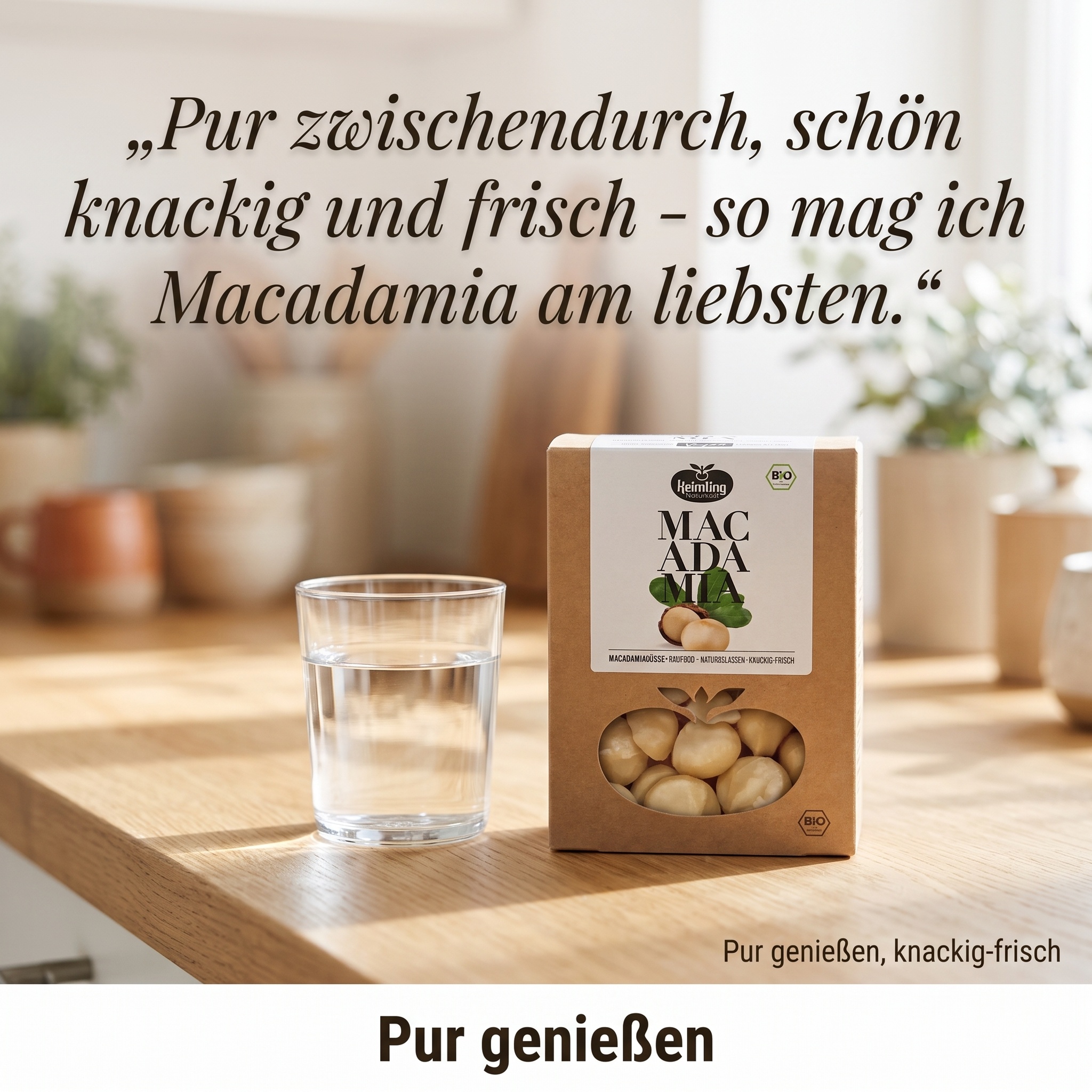 BIO Macadamianusskerne*