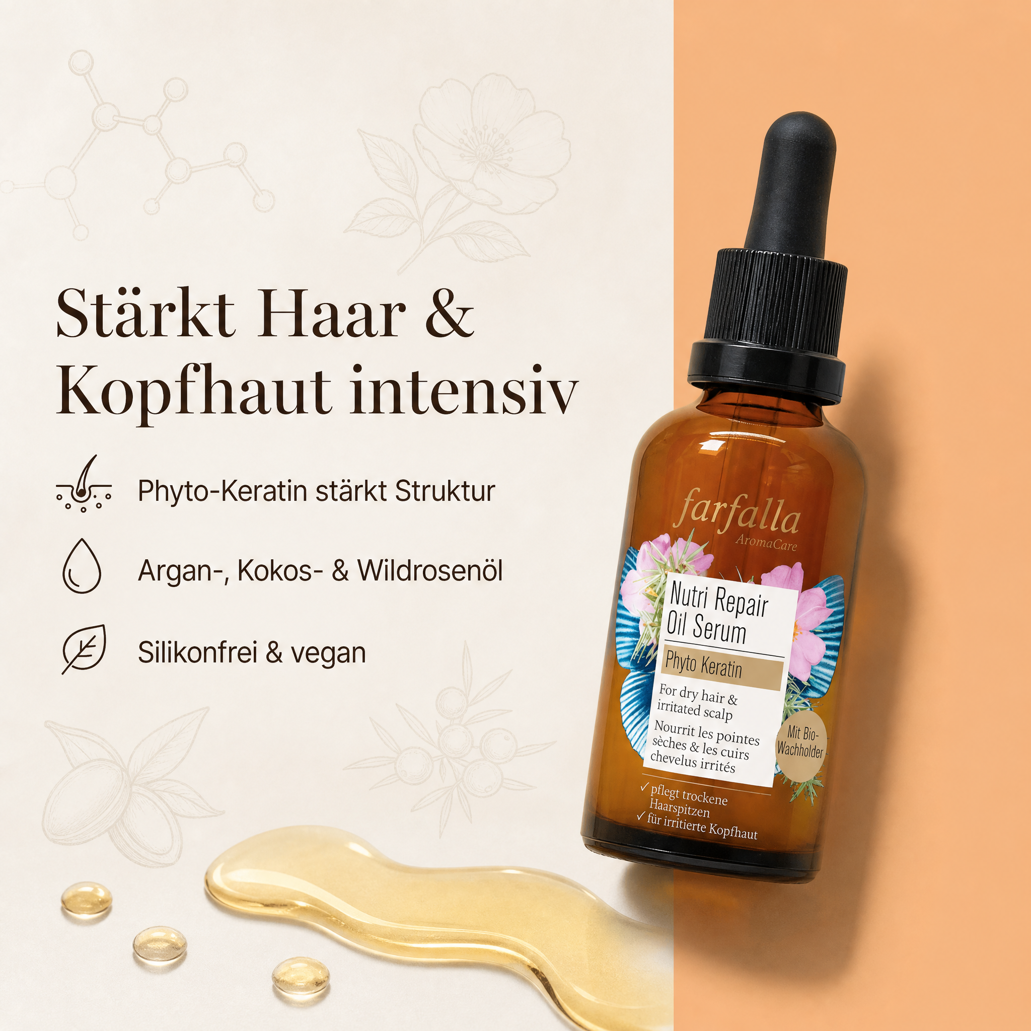 Nutri Repair Oil Serum Phyto Keratin
