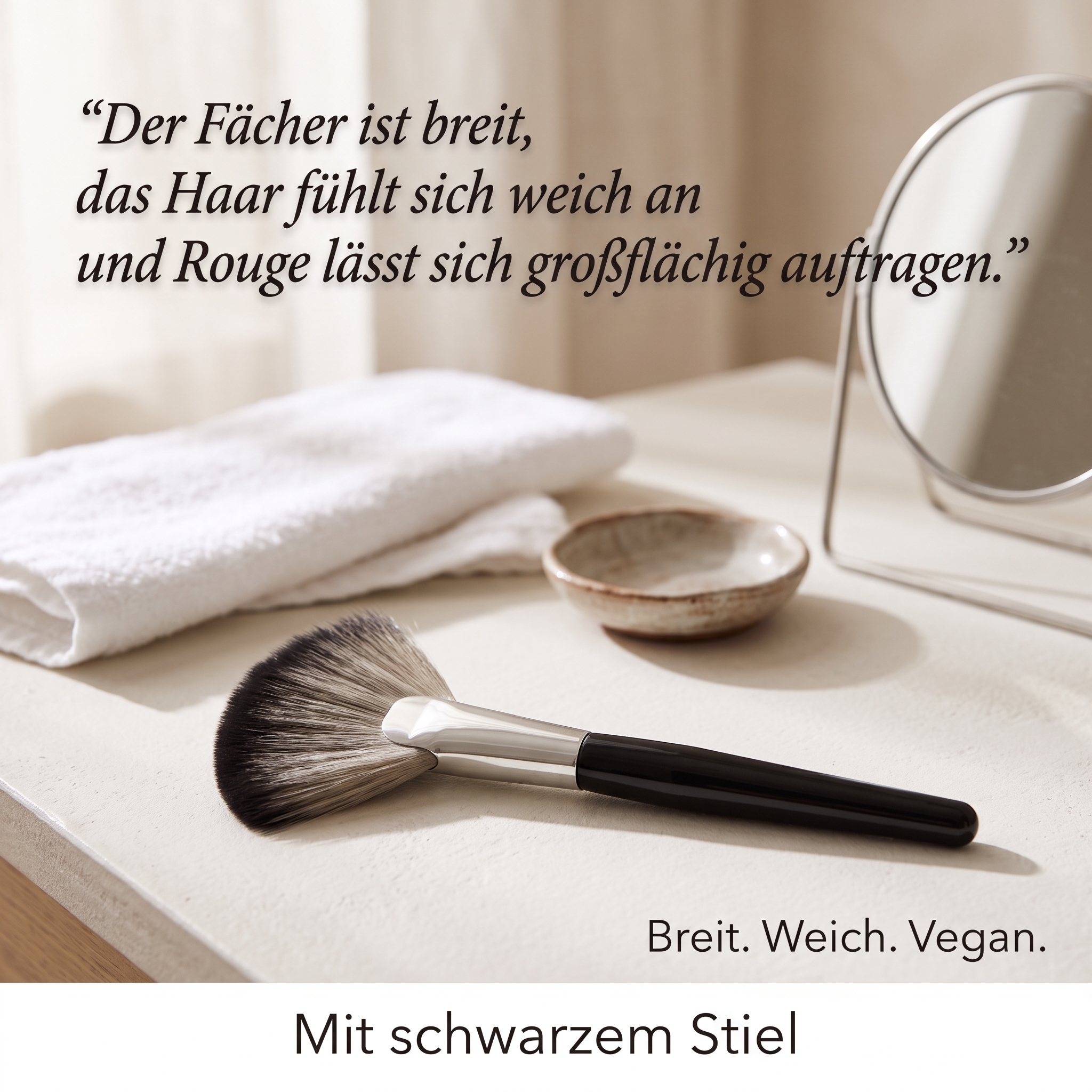 Rouge-/Wellness-Fächerpinsel groß Rouge-/Wellness-Fächerpinsel groß