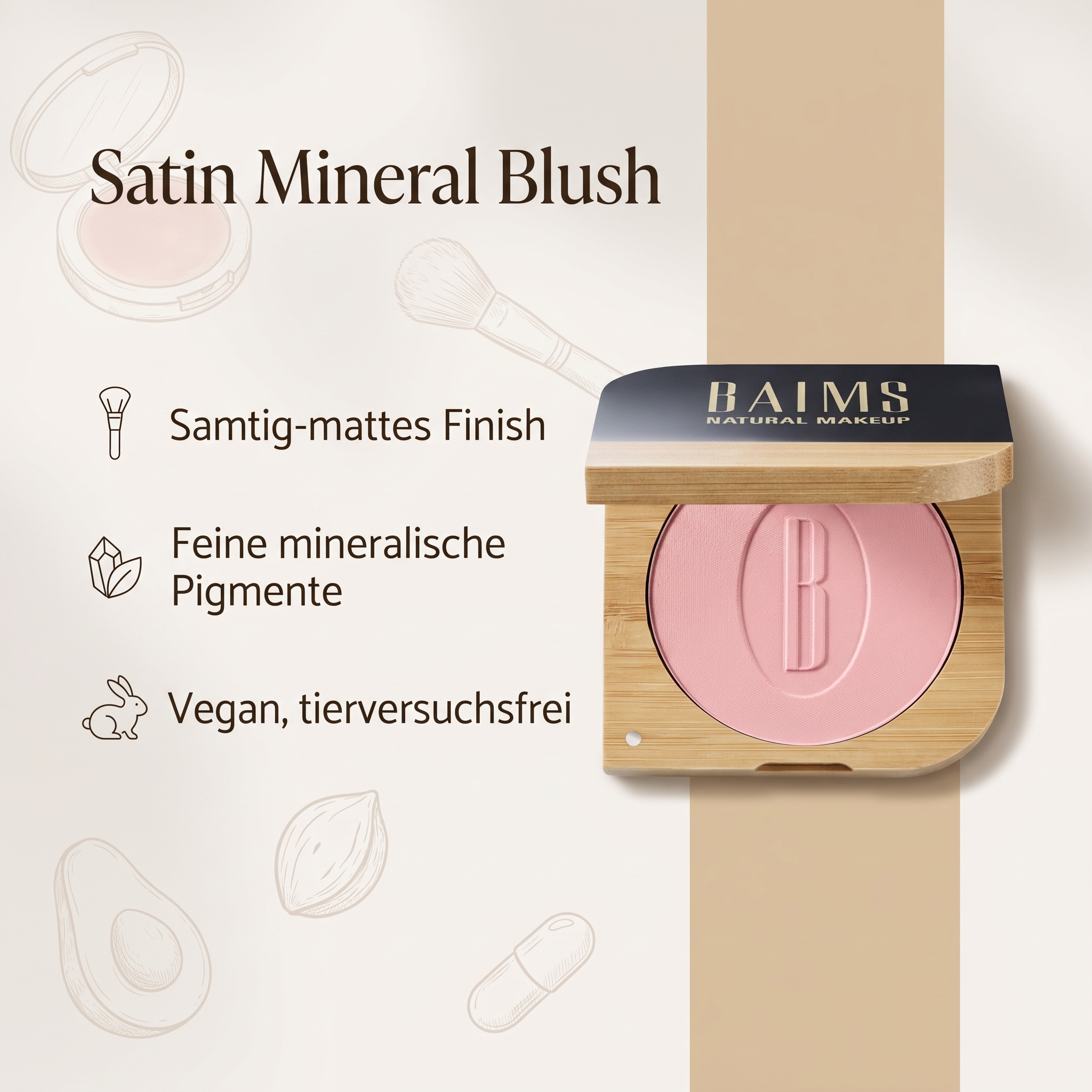 Satin Mineral Blush 10 Old Rose Satin Mineral Blush 10 Old Rose
