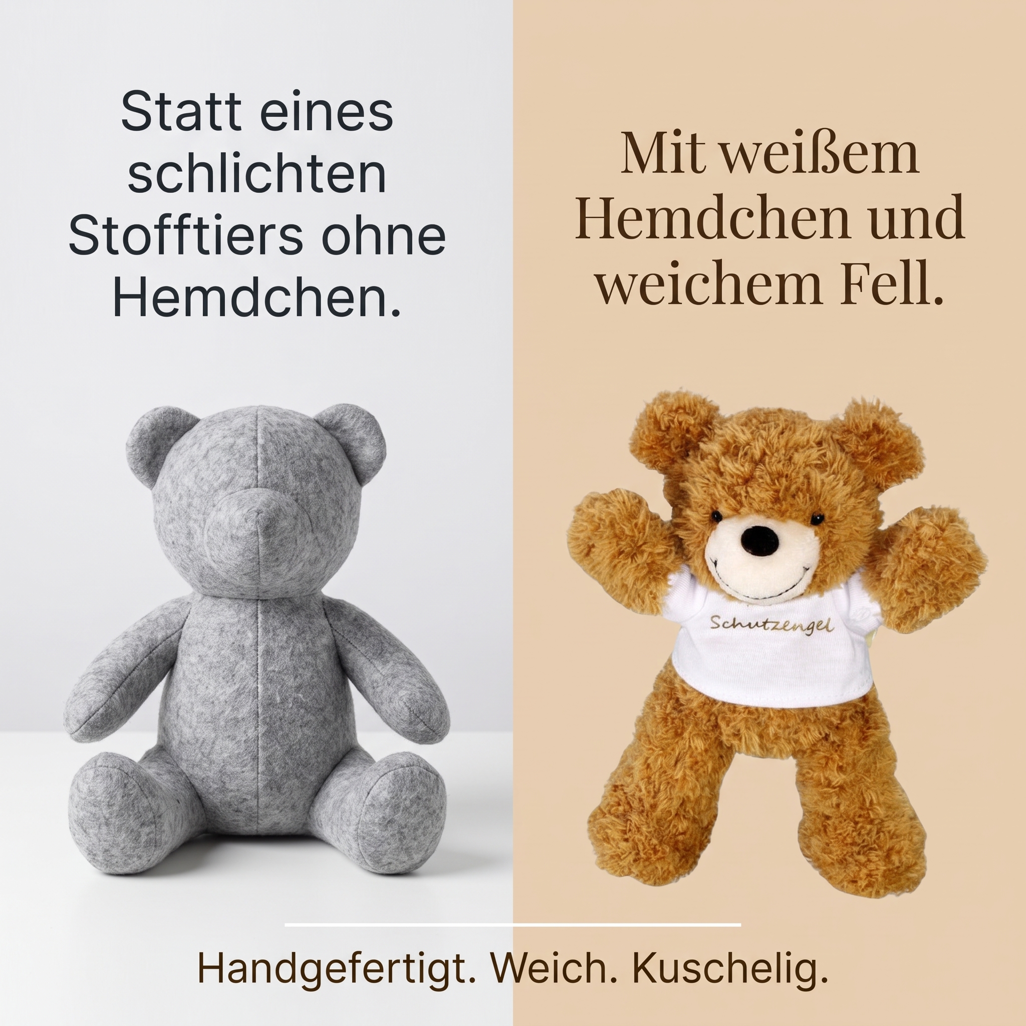 Benny Energiebär Schutzengel braun