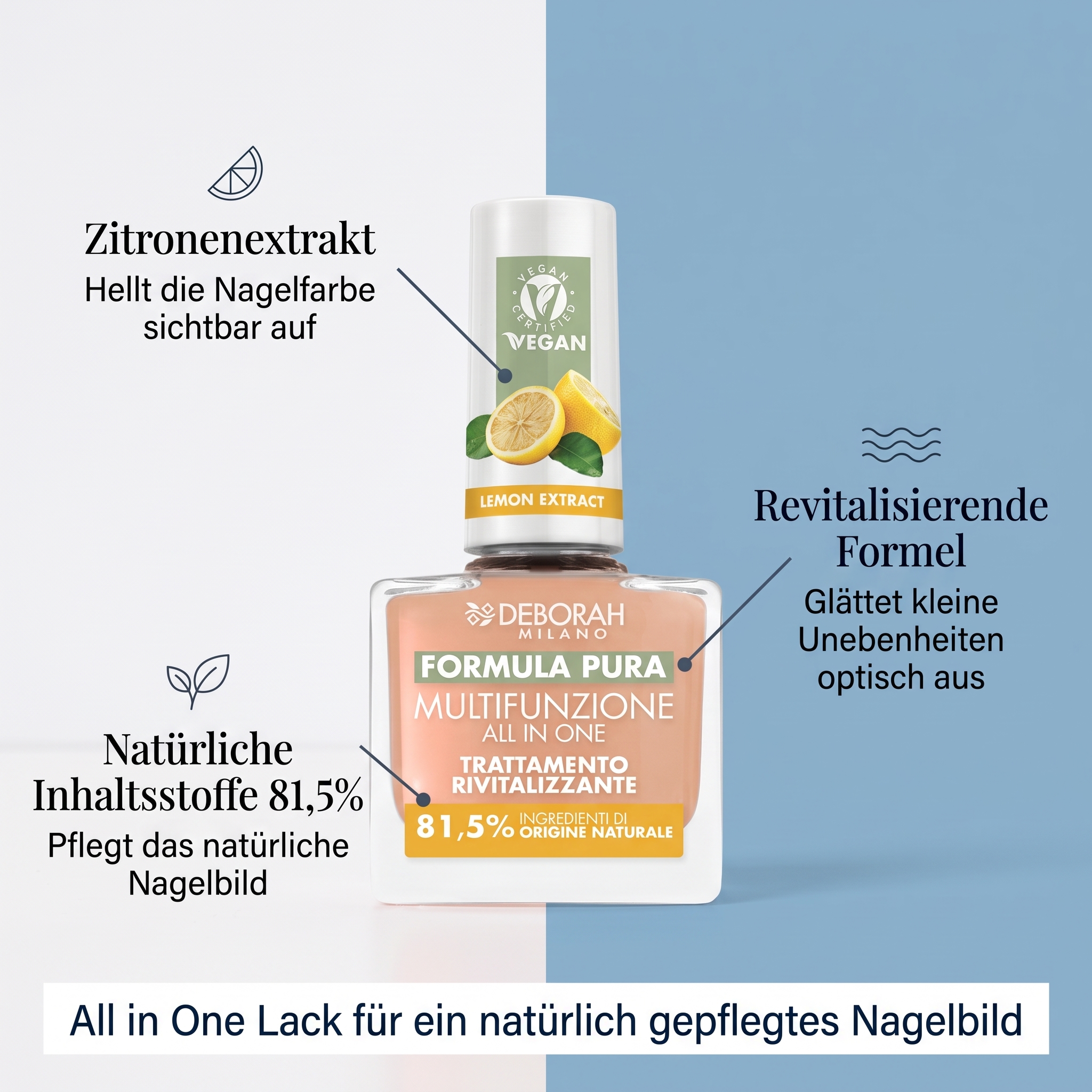 Vegan Unter- & Überlack ALL IN ONE Vegan Unter- & Überlack ALL IN ONE