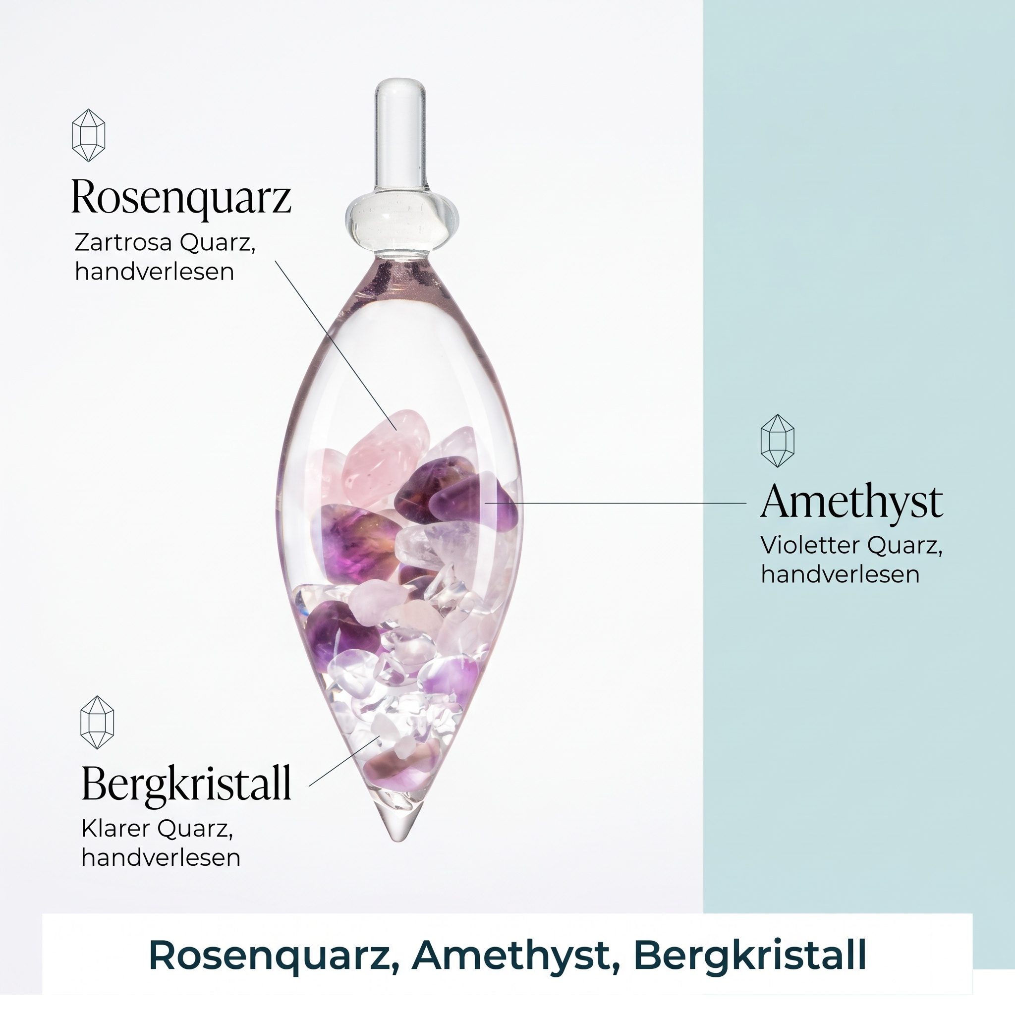 Wellness Edelsteinstab 