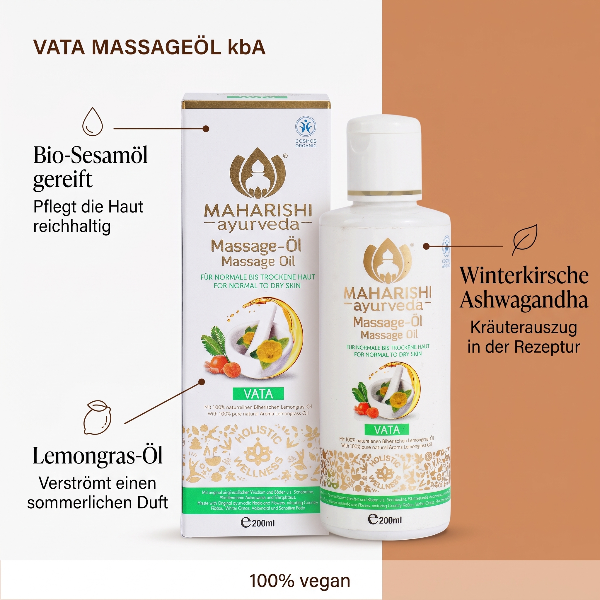 Vata Massageöl kbA Vata Massageöl kbA
