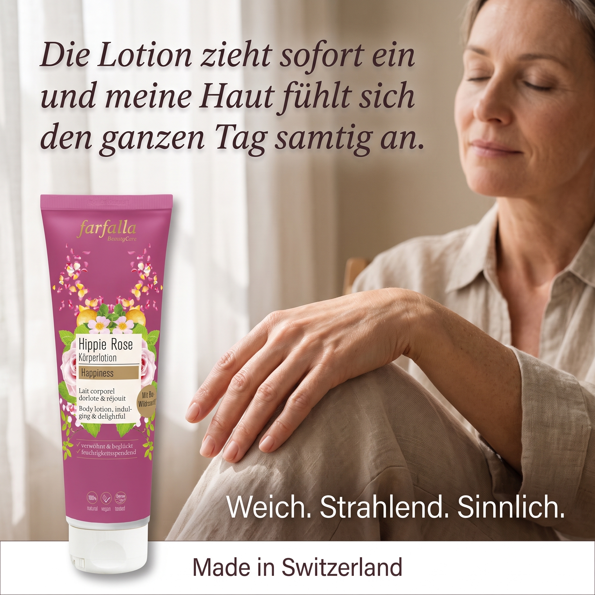 Hippie Rose Happiness Körperlotion