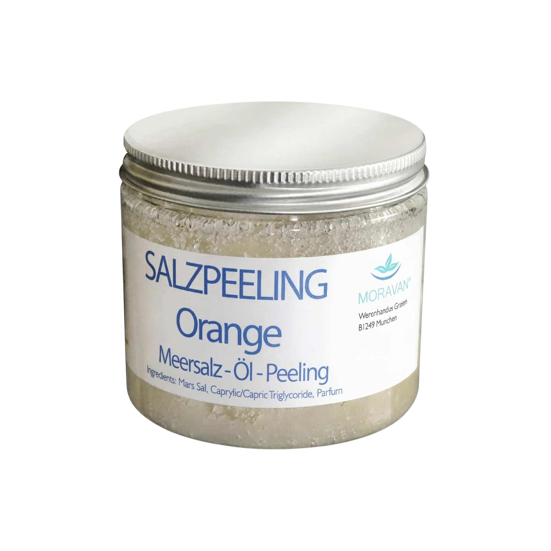 Meersalzpeeling mit Kokosöl & Orangenduft