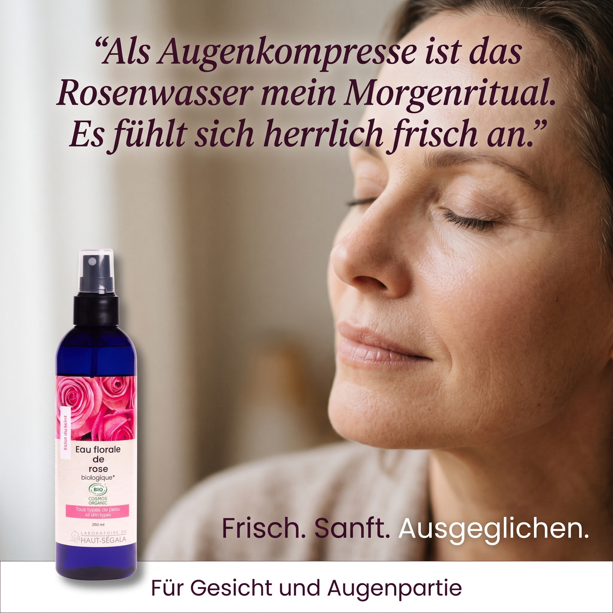 Rosen-Blütenwasser bio 