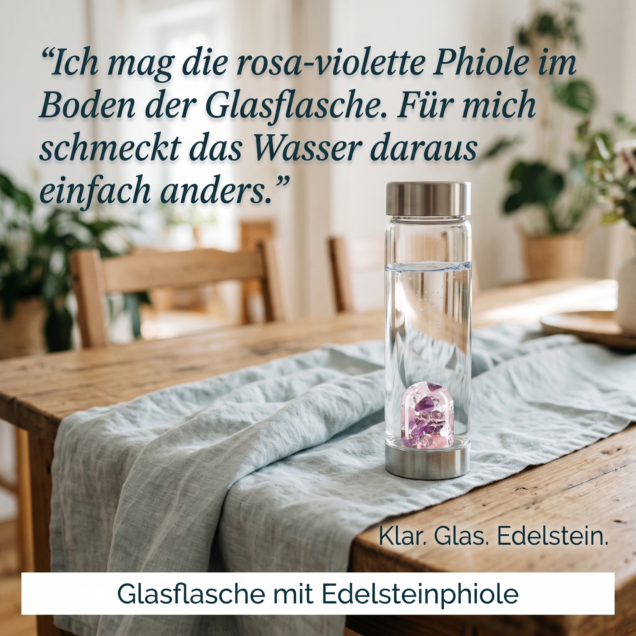 Edelsteinflasche ViA Wellness