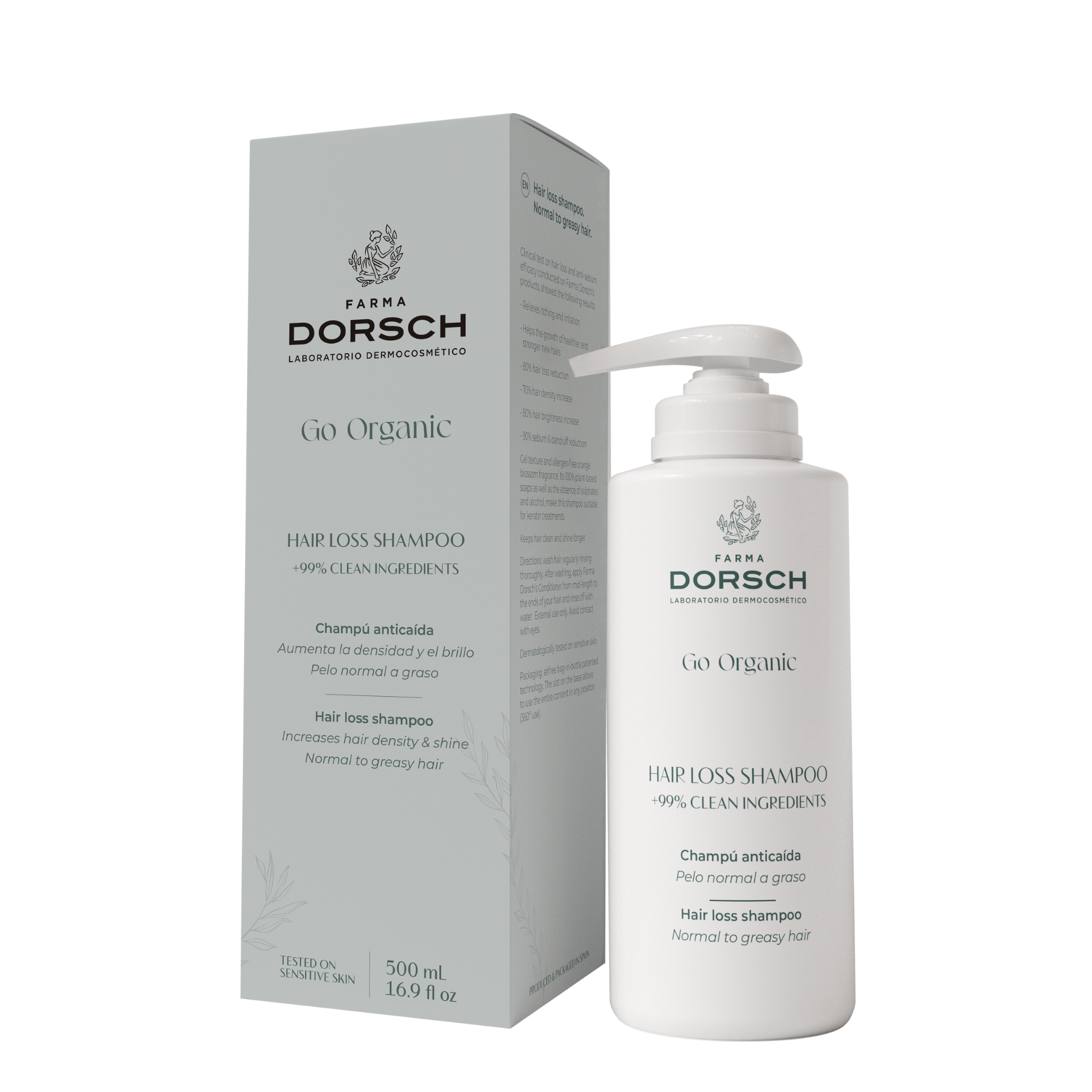 Go Organic Shampoo Hair Loss normal/fettig