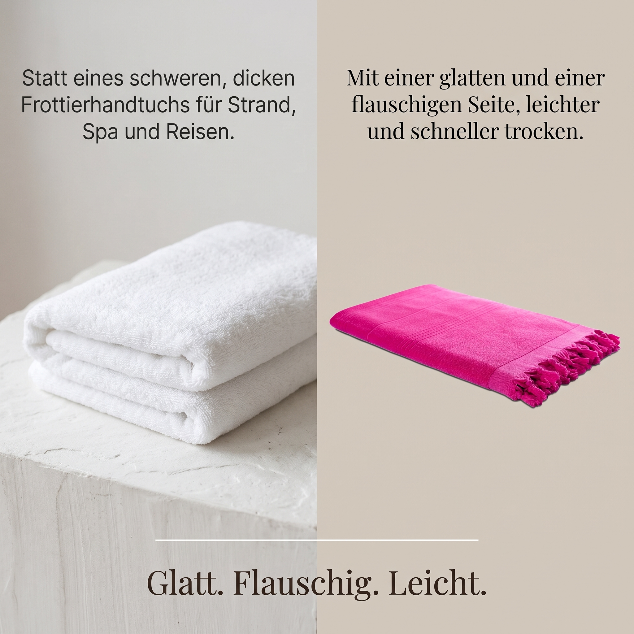 Pestemal Frottierhandtuch 90x190cm pink Pestemal Frottierhandtuch 90x190cm pink