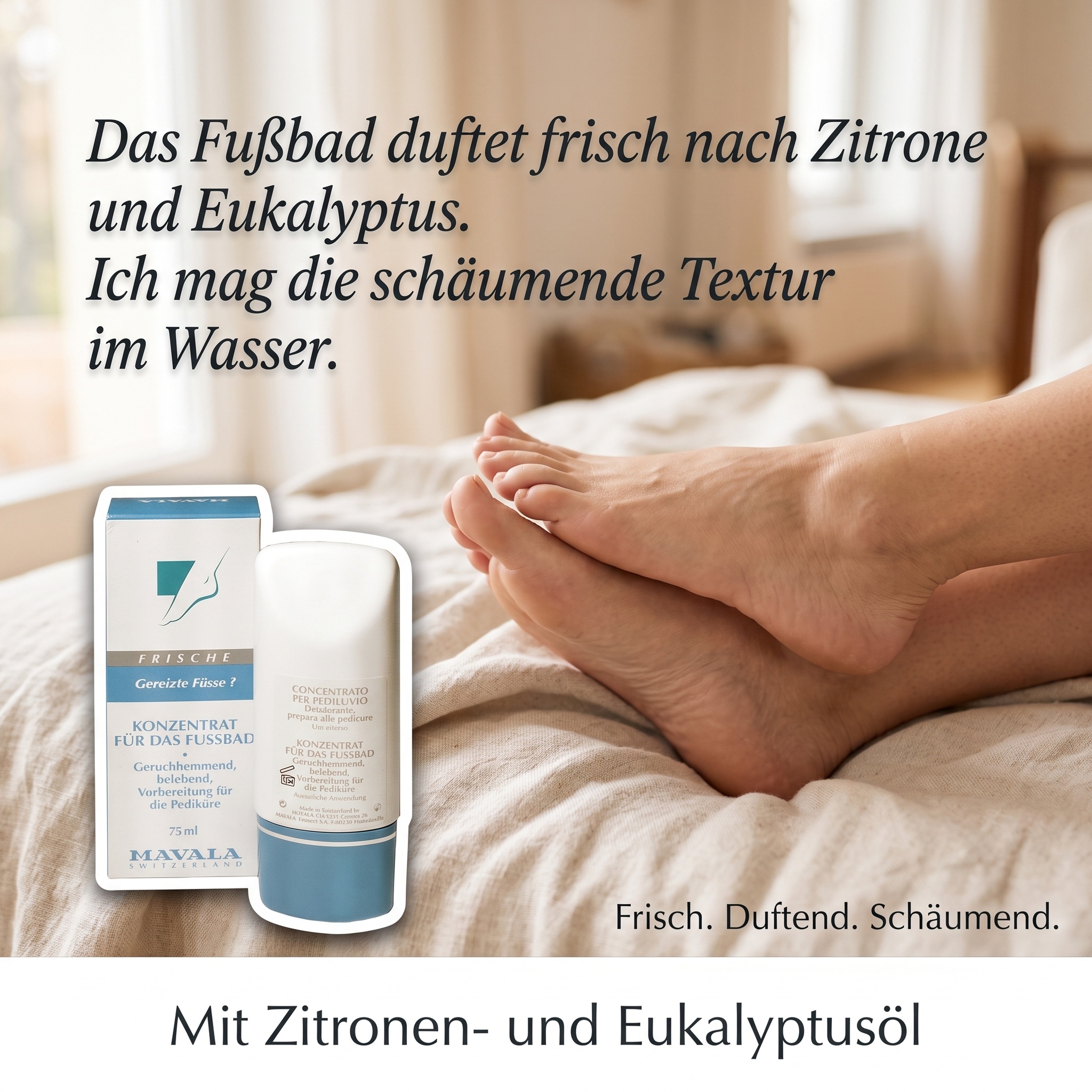 Konzentrat für das Fußbad