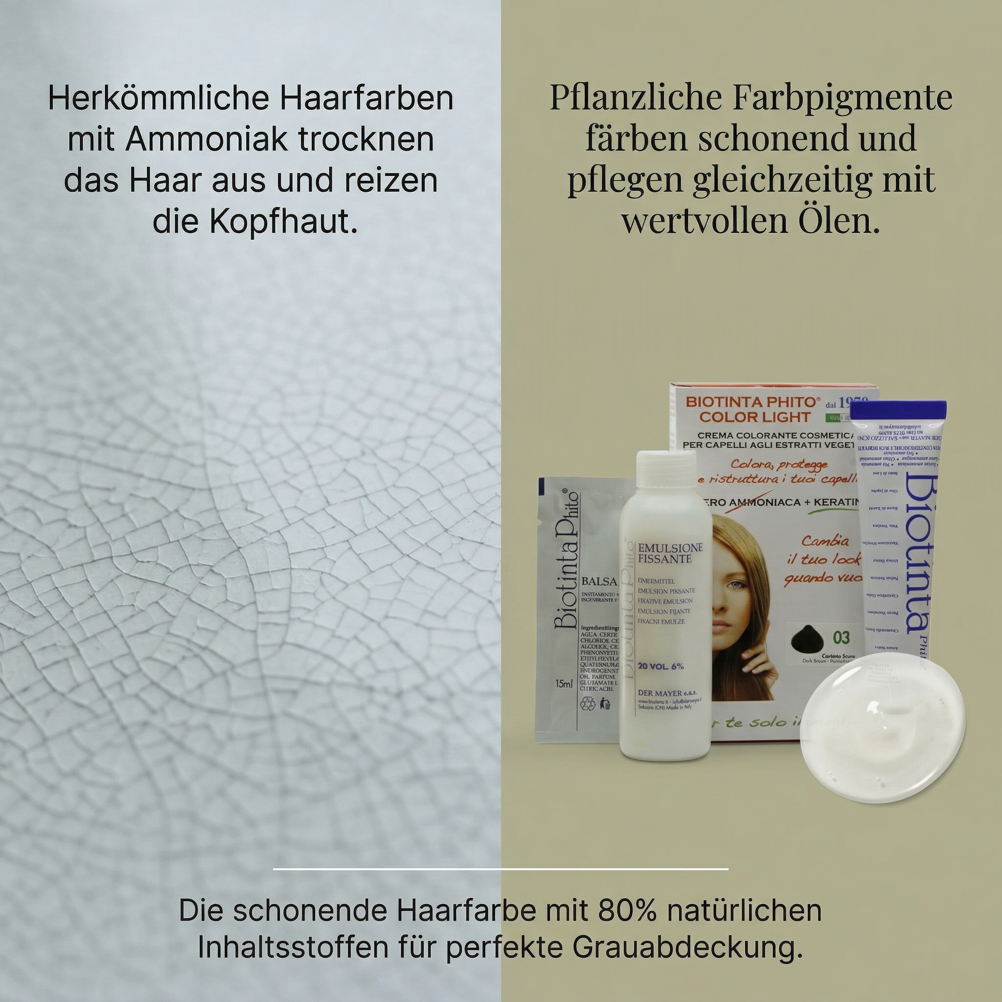 Biotinta mittelbraun Farbe 01 Biotinta mittelbraun Farbe 01