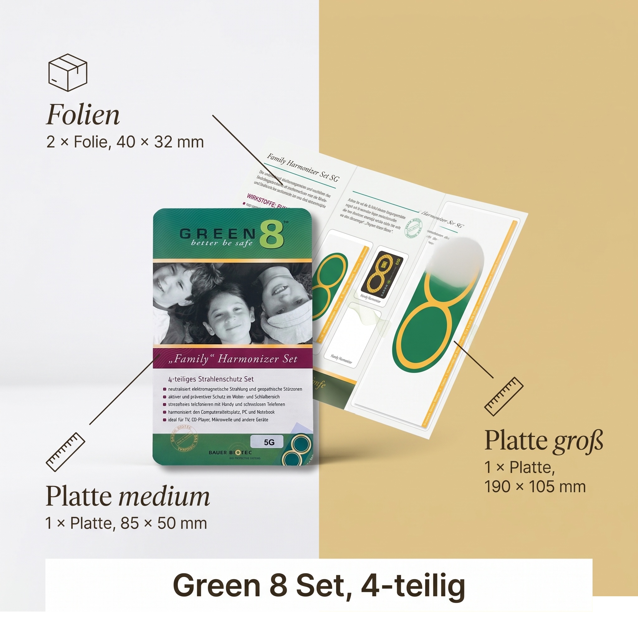 Green 8 Gold family Set 5G - Vorteilspackung