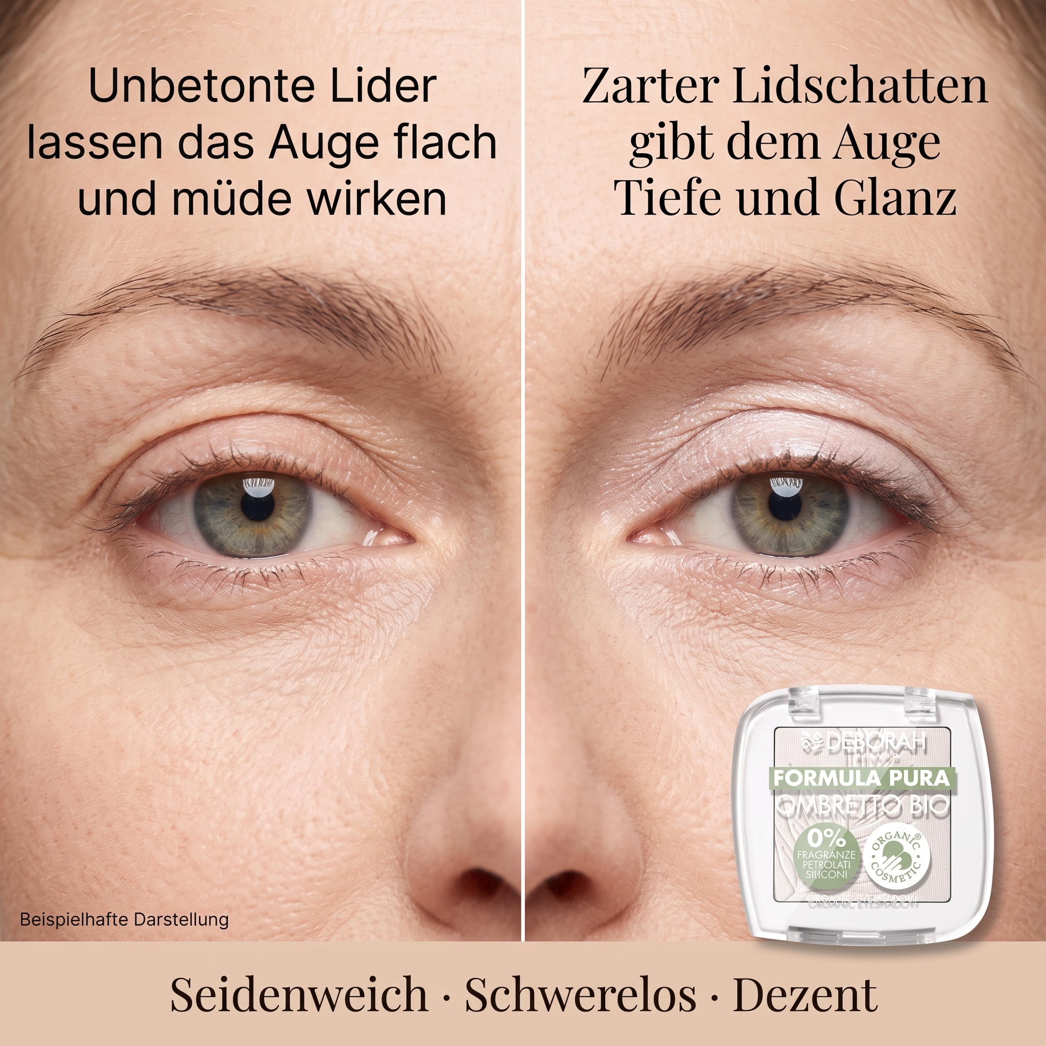 Lidschatten/Eyeshadow Bio No. 01 White Lidschatten/Eyeshadow Bio No. 01 White