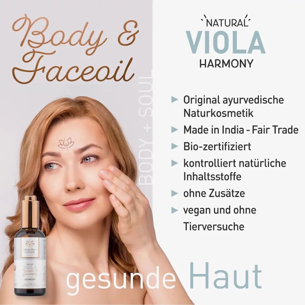 Ayurveda Körper- und Gesichtsöl Viola / Harmony Ayurveda Körper- und Gesichtsöl Viola / Harmony